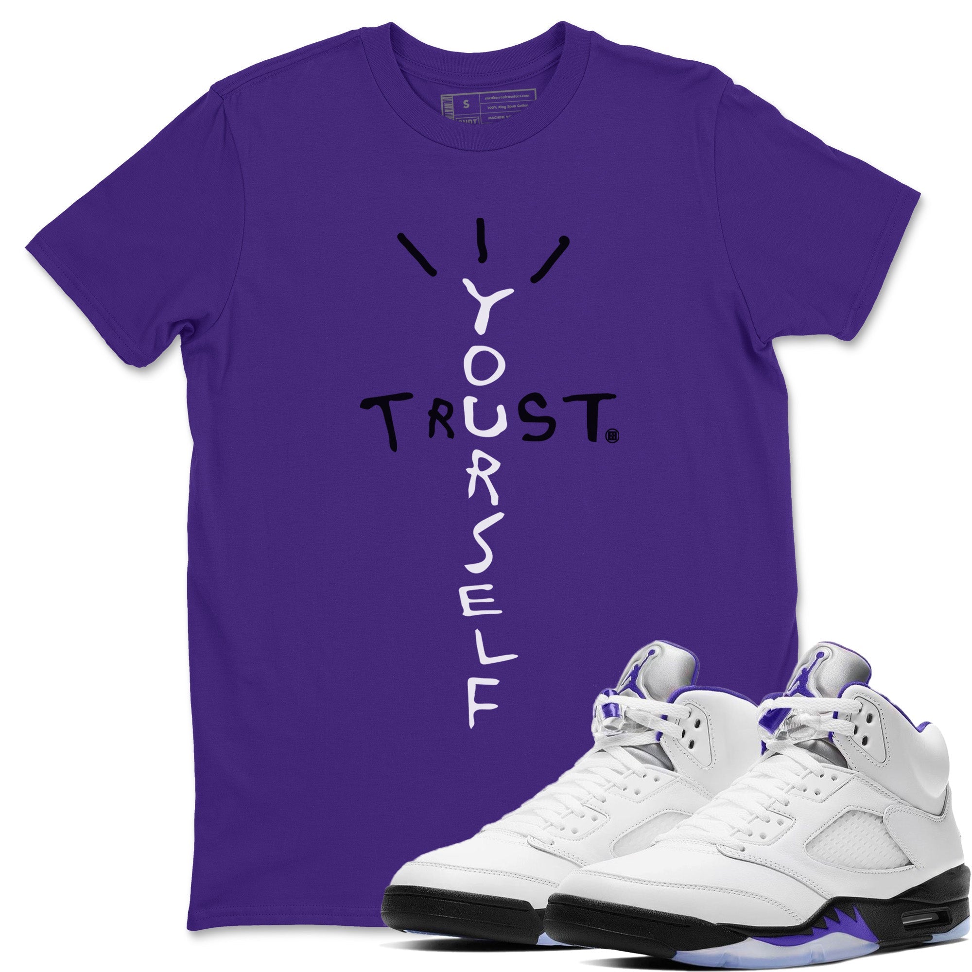 Trust Yourself Unisex Tops - Air Jordan 5 Concord