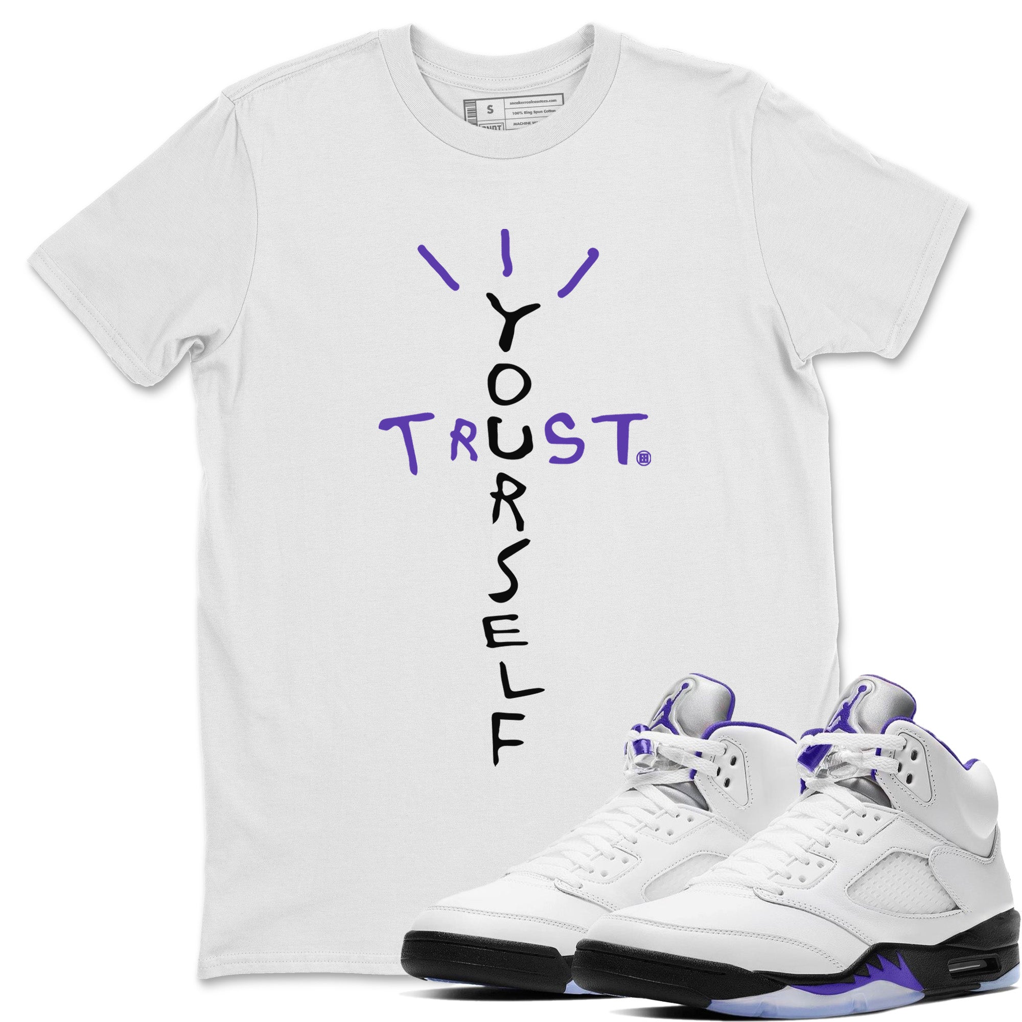 Trust Yourself Unisex Tops - Air Jordan 5 Concord