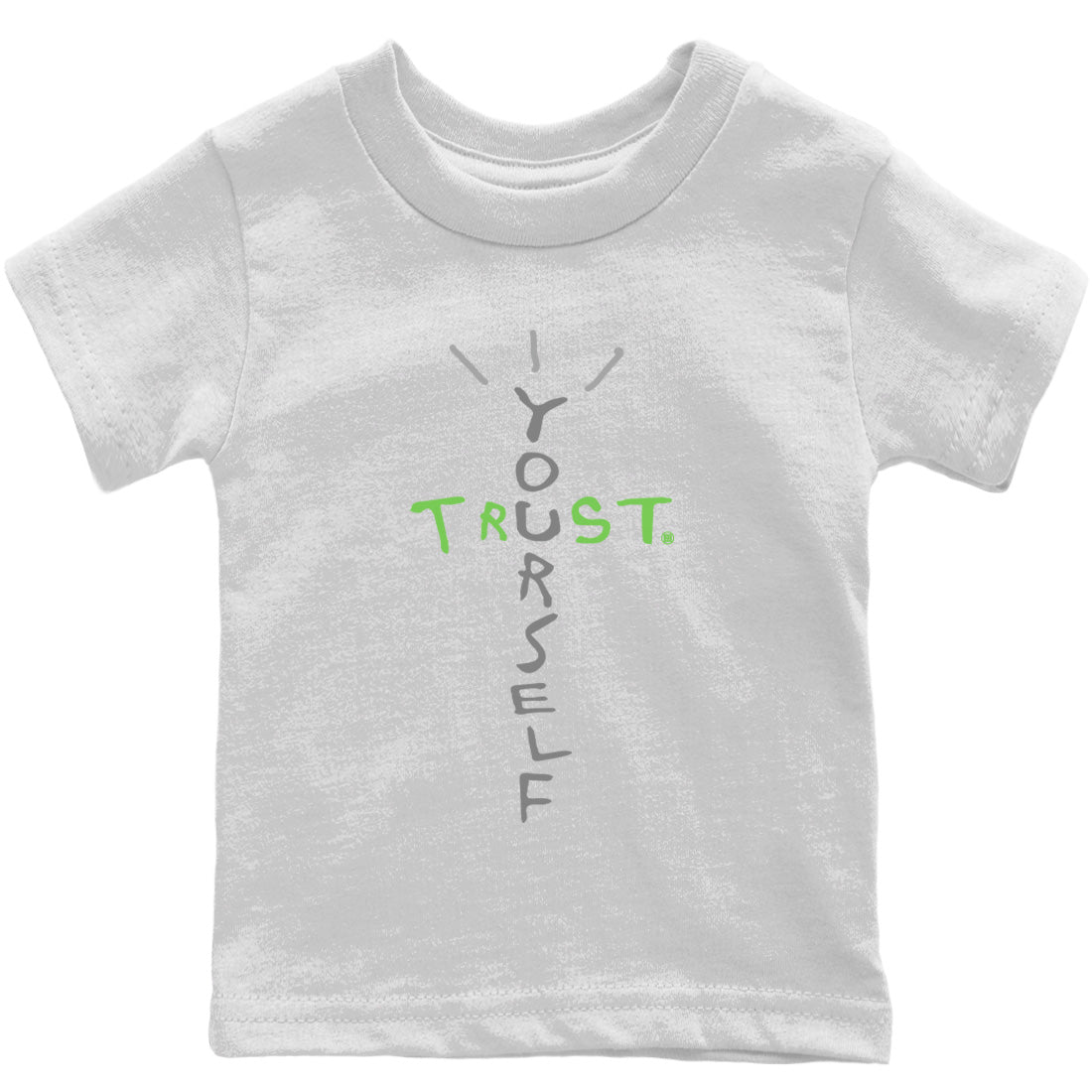 Trust Yourself Kids Tops - Air Jordan 5 Green Bean