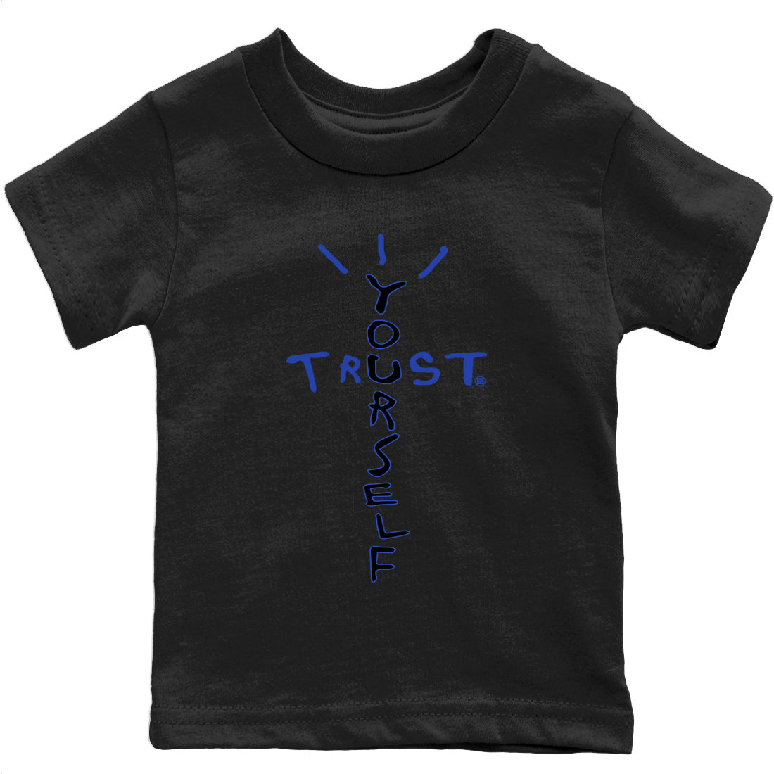 Trust Yourself Kids Tops - Yeezy 350 Dazzling Blue