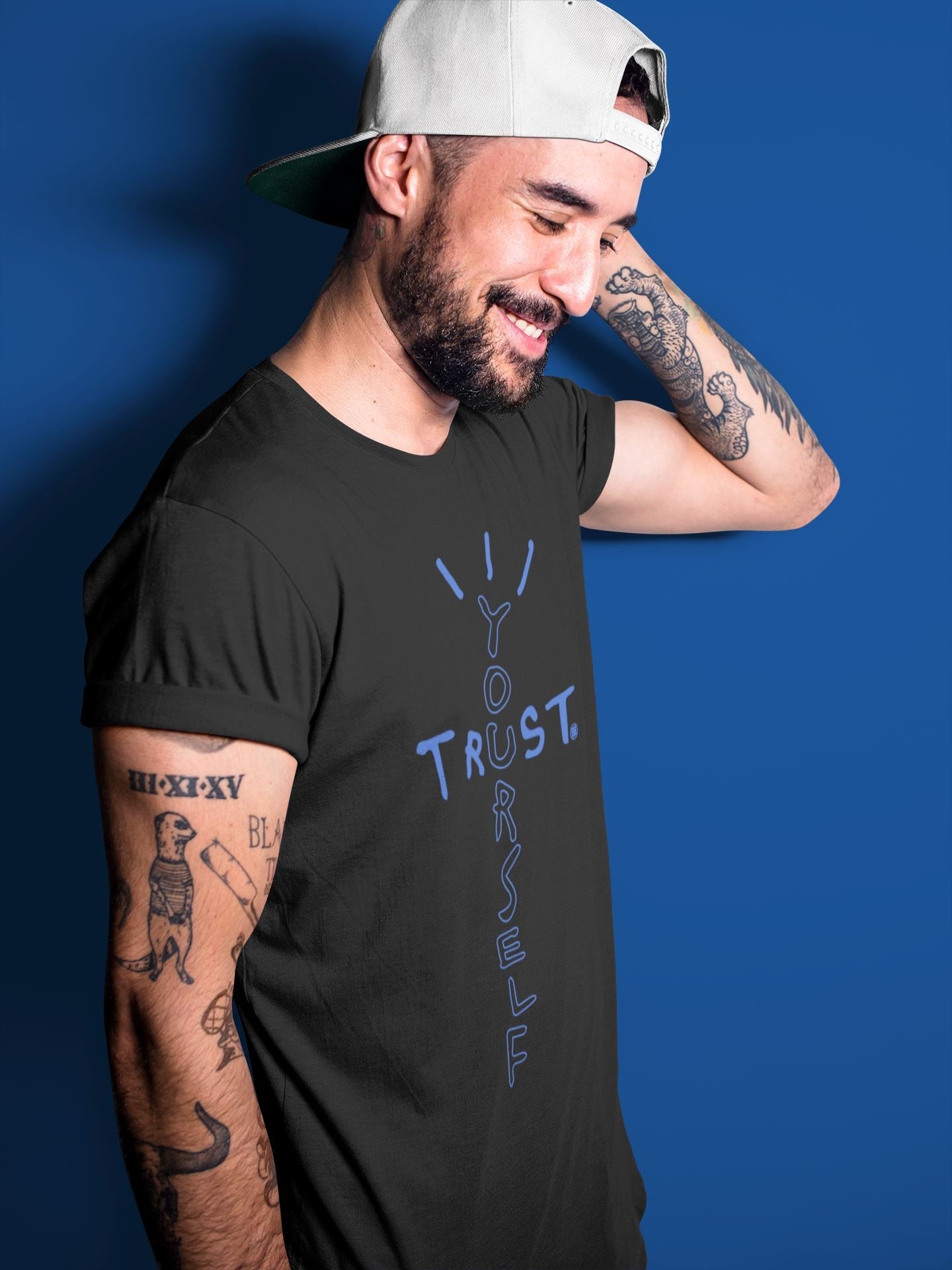 Trust Yourself Unisex Tops - Yeezy 350 Dazzling Blue
