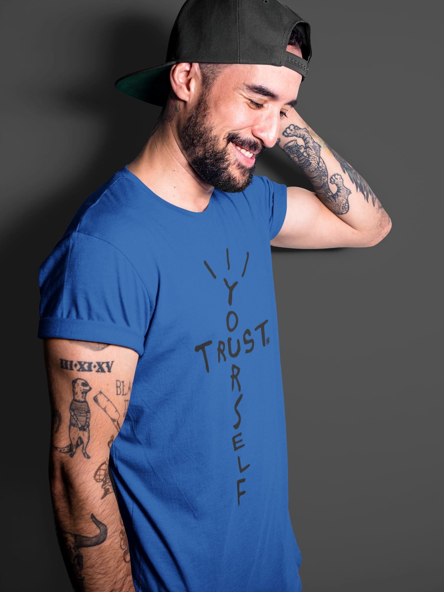 Trust Yourself Unisex Tops - Yeezy 350 Dazzling Blue