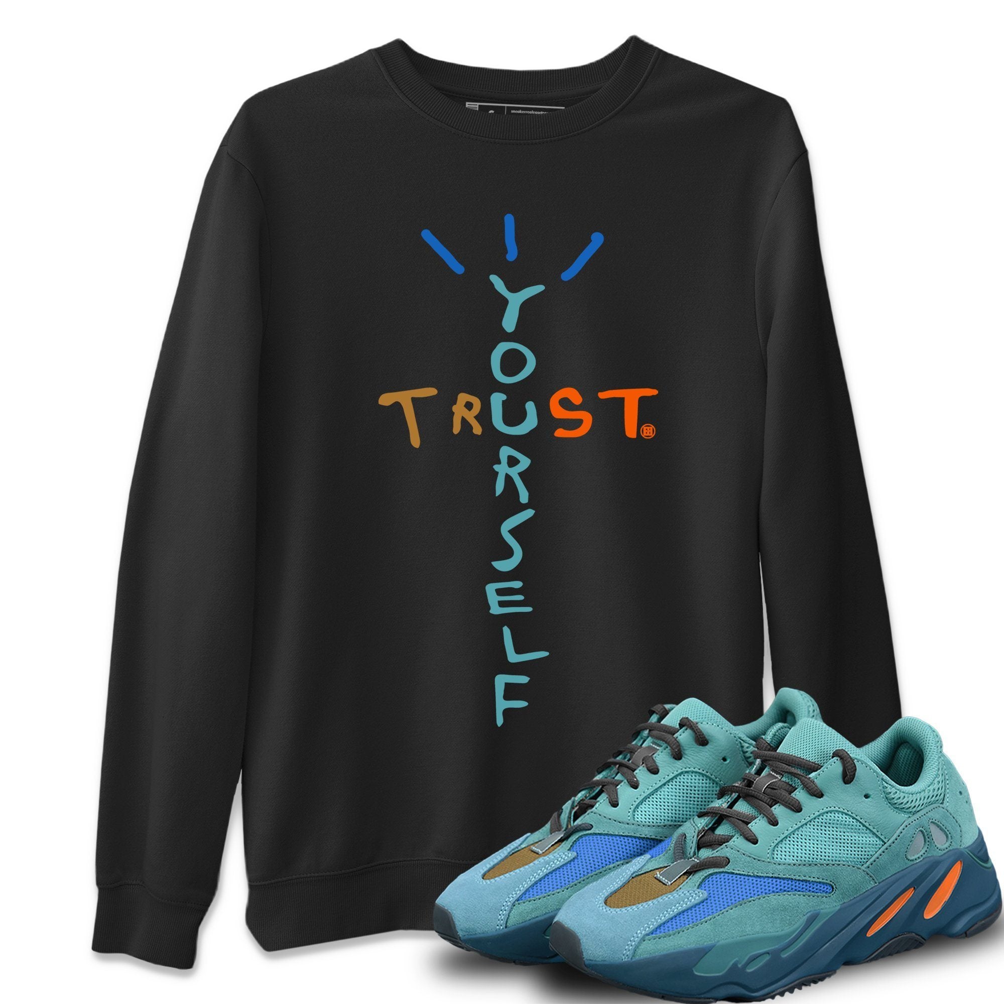 Trust Yourself Unisex Tops - Yeezy 700 Faded Azure