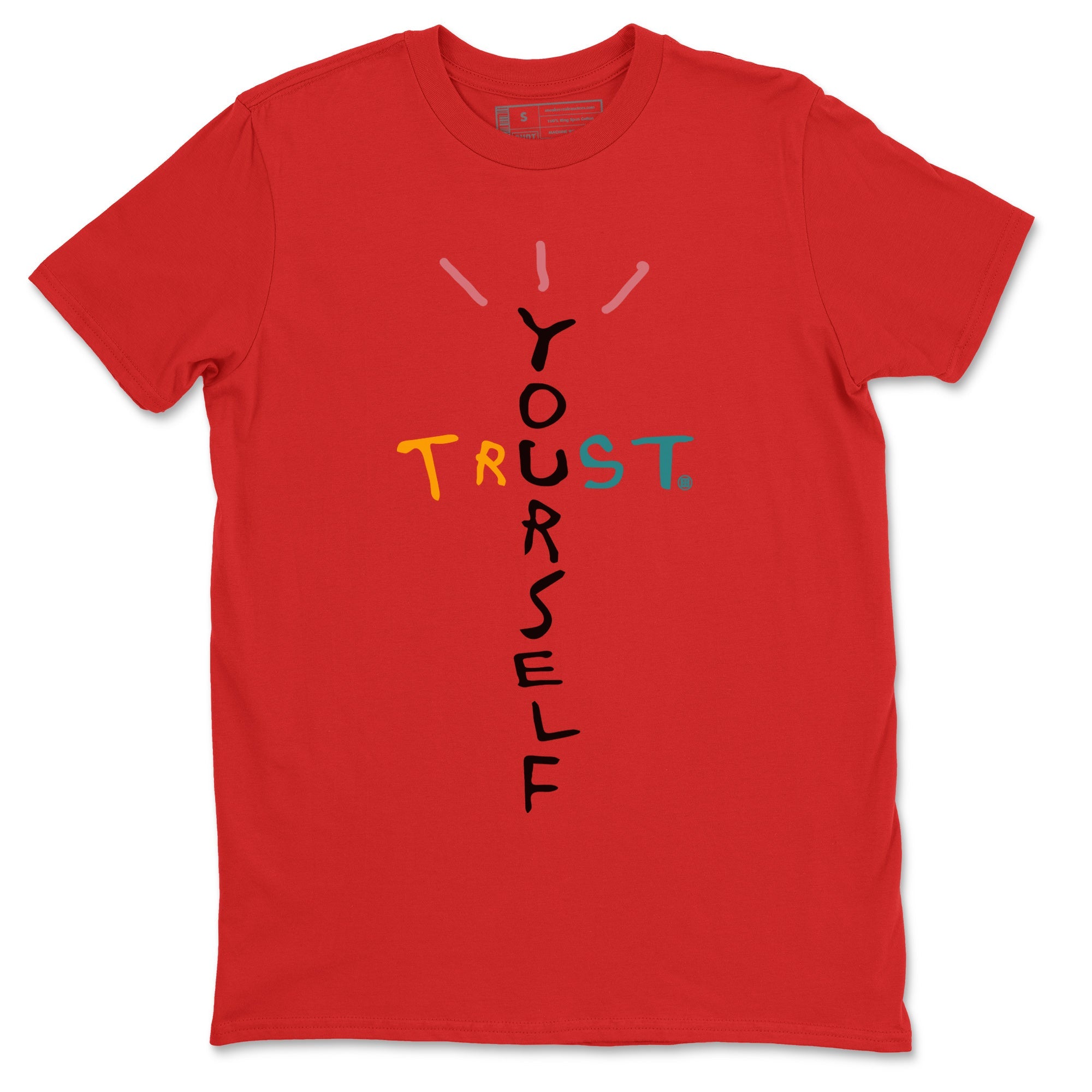 Trust Yourself Unisex Tops - Yeezy 700 Hi-Res Red
