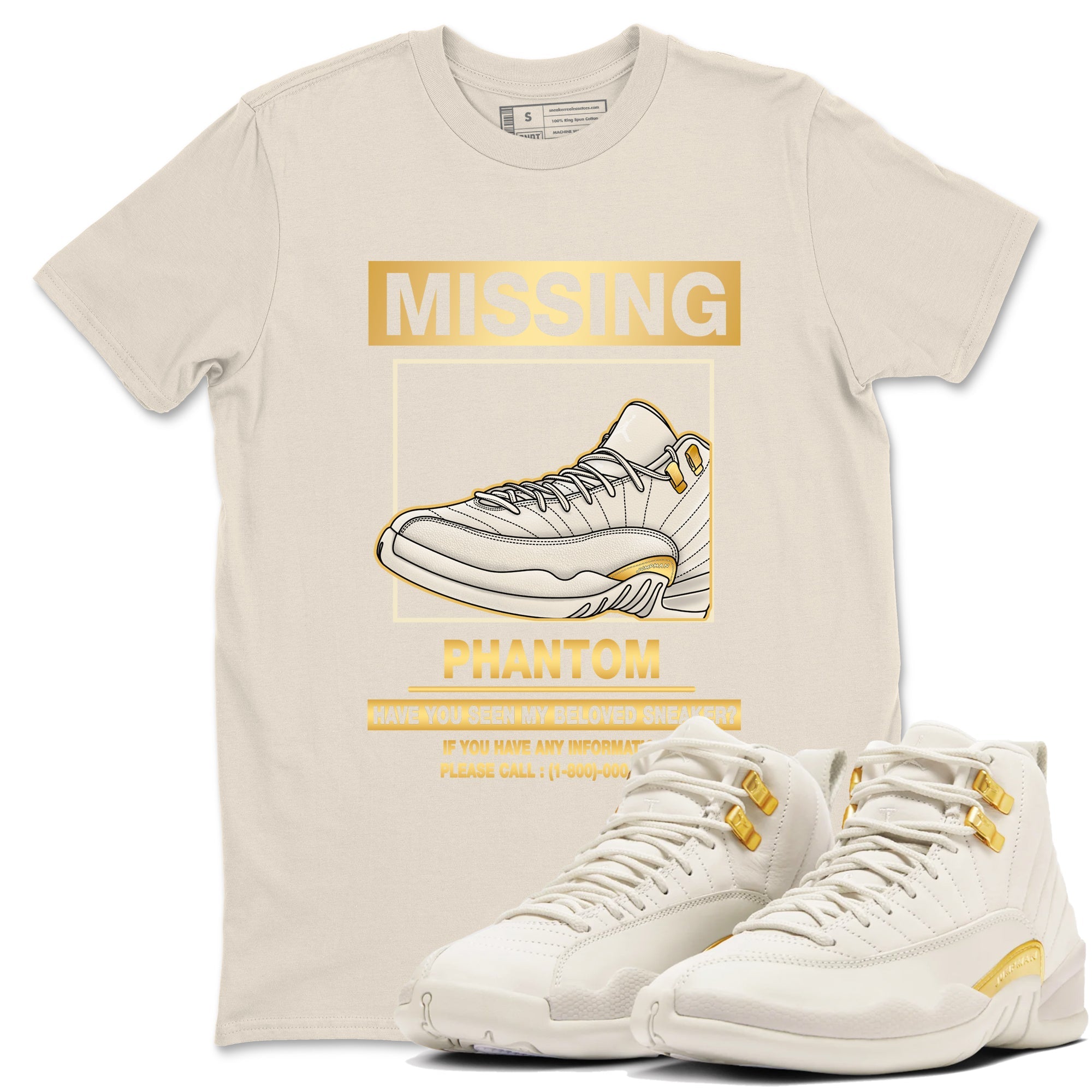 Missing snkmatch snkmatch Tees - Air Jordan 12 Phantom