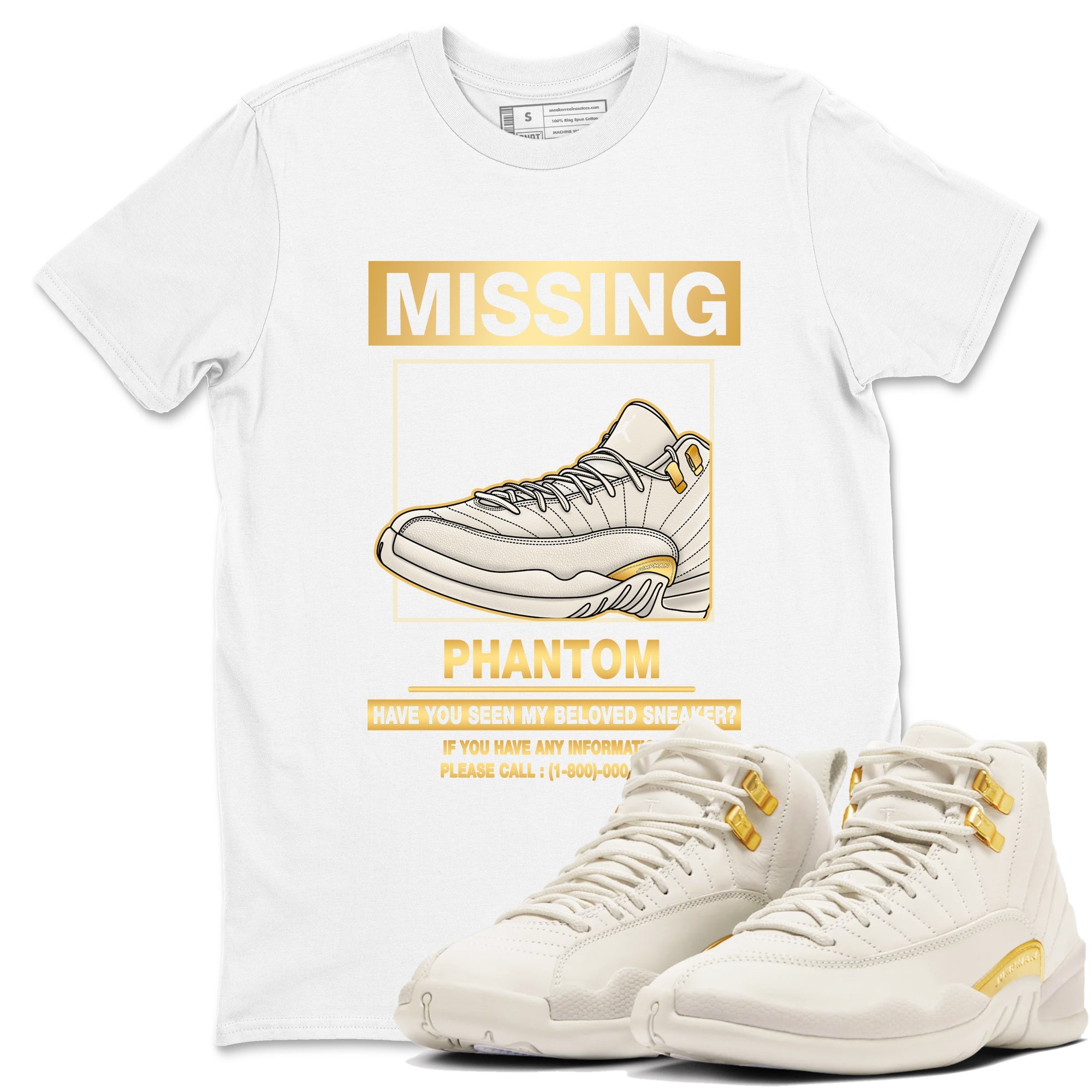 Missing snkmatch snkmatch Tees - Air Jordan 12 Phantom