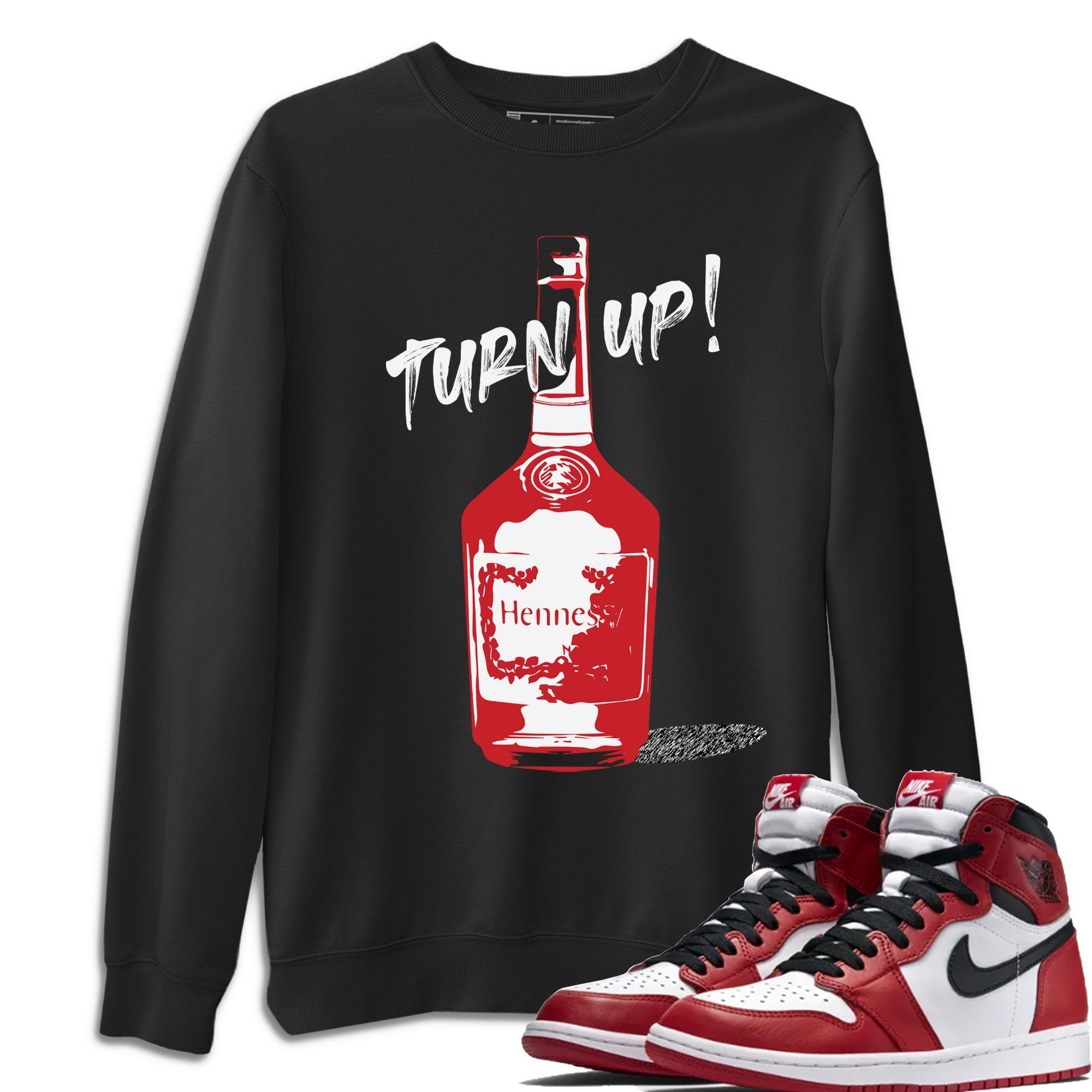 Turn Up Unisex Tops - Air Jordan 1 Varsity Red