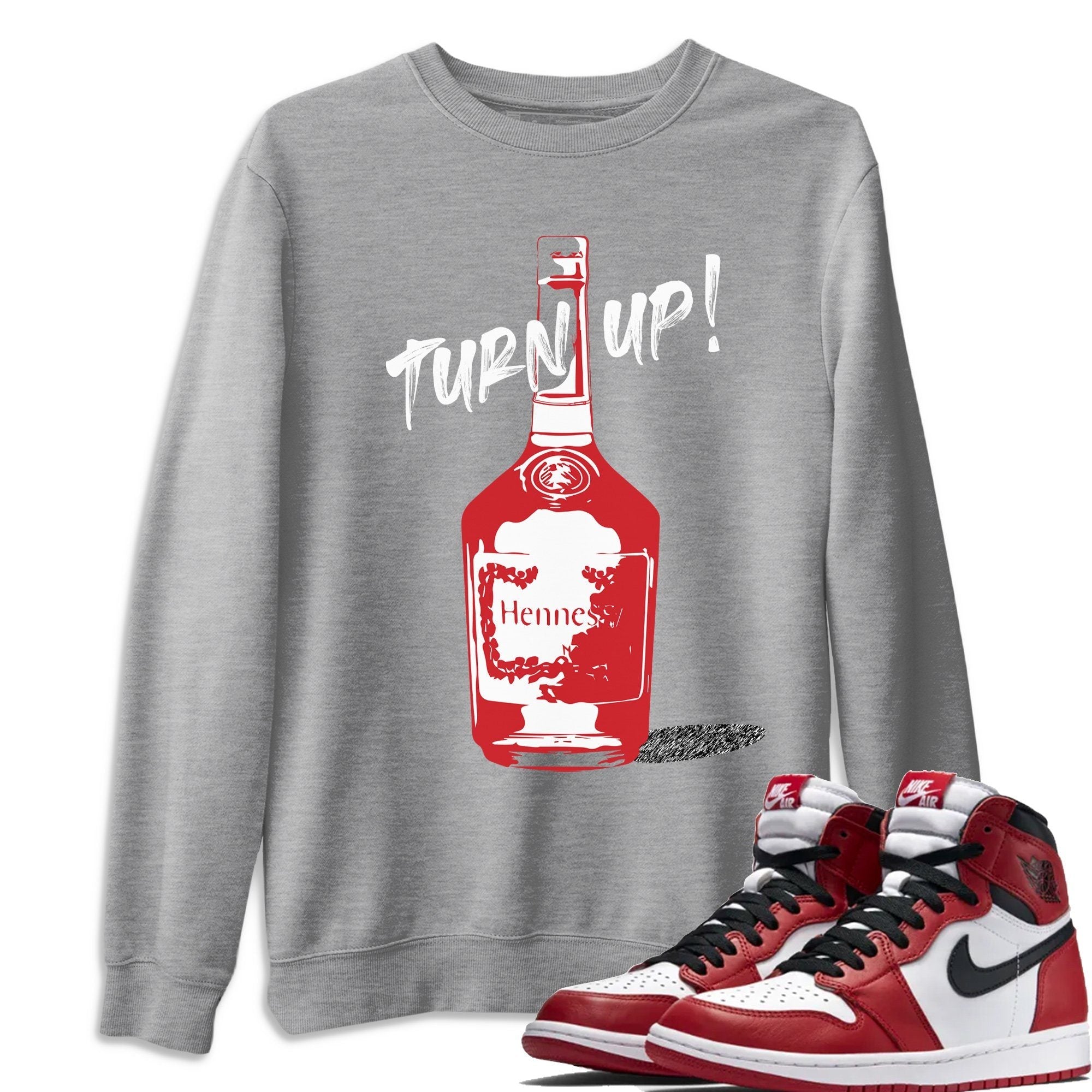 Turn Up Unisex Tops - Air Jordan 1 Varsity Red