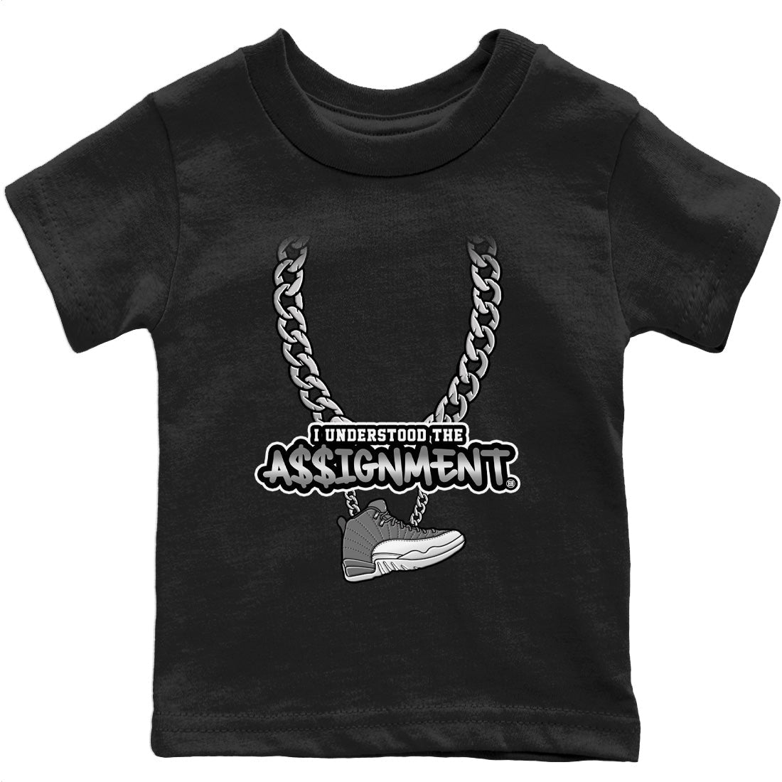 Understood Assignment Kids Tops - Air Jordan 12 Stealth