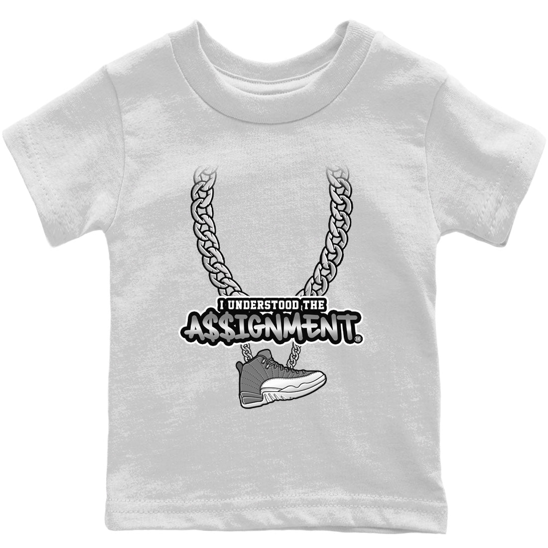 Understood Assignment Kids Tops - Air Jordan 12 Stealth