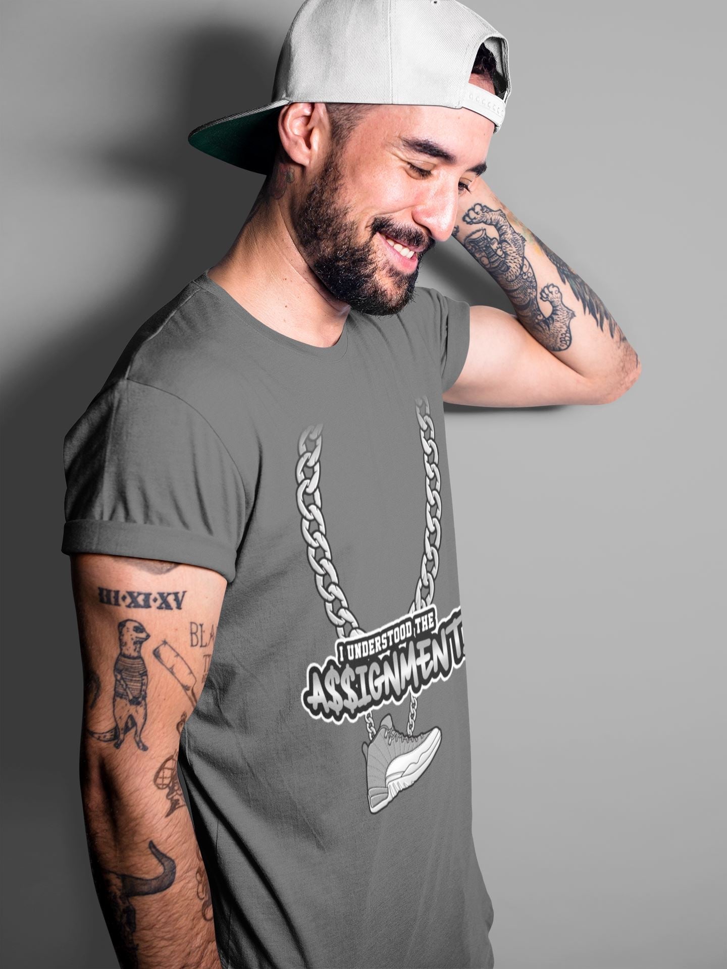 Understood Assignment Unisex Tops - Air Jordan 12 Stealth