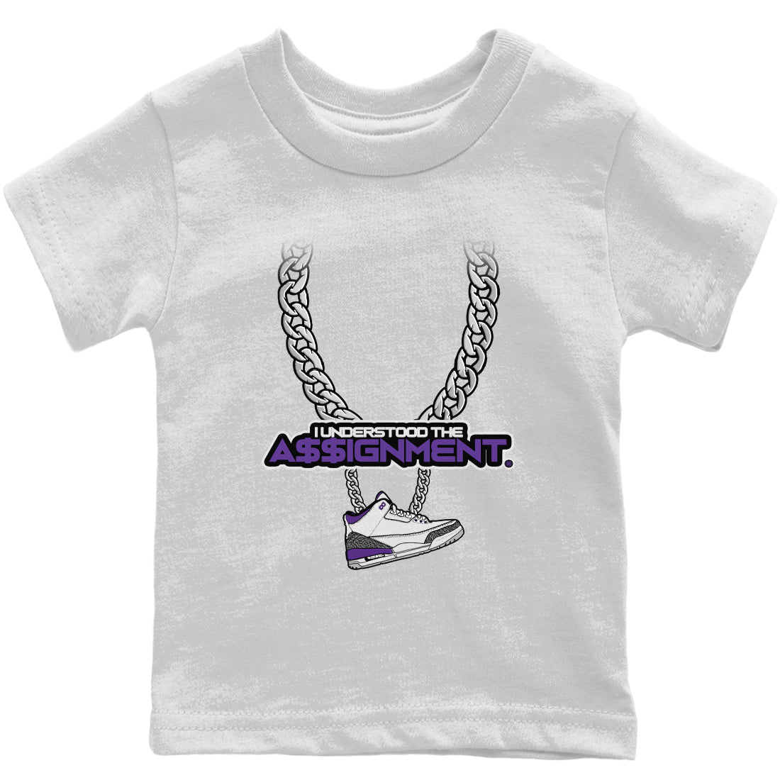Understood Assignment Kids Tops - Air Jordan 3 Dark Iris
