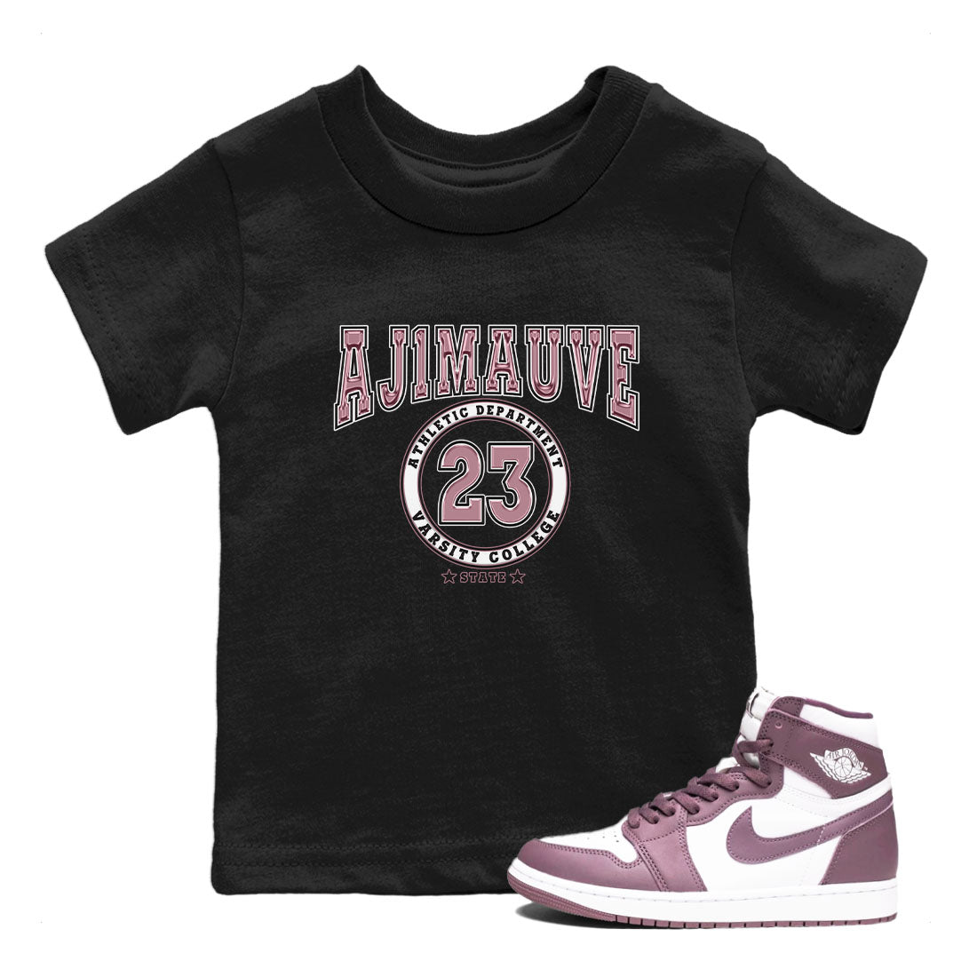 Varsity snkmatch Tee Kids - Air Jordan 1 Mauve