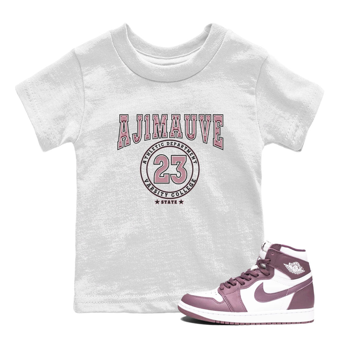 Varsity snkmatch Tee Kids - Air Jordan 1 Mauve