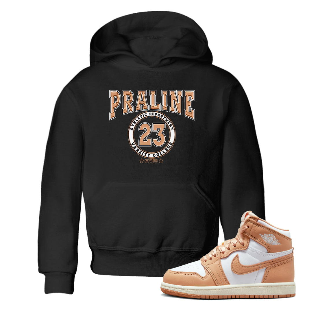 Varsity snkmatch Tee Kids - Air Jordan 1 Praline