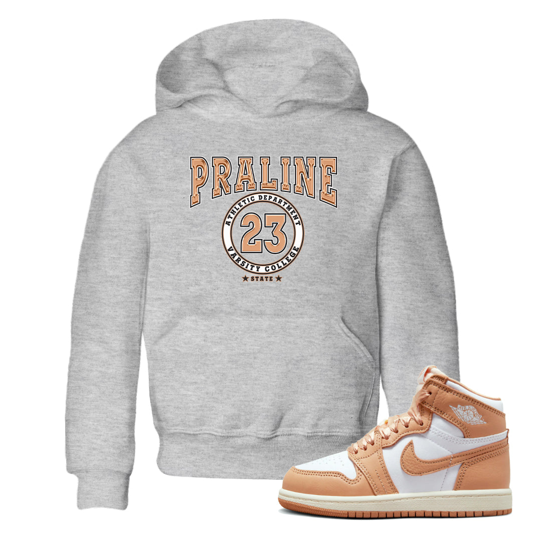 Varsity snkmatch Tee Kids - Air Jordan 1 Praline