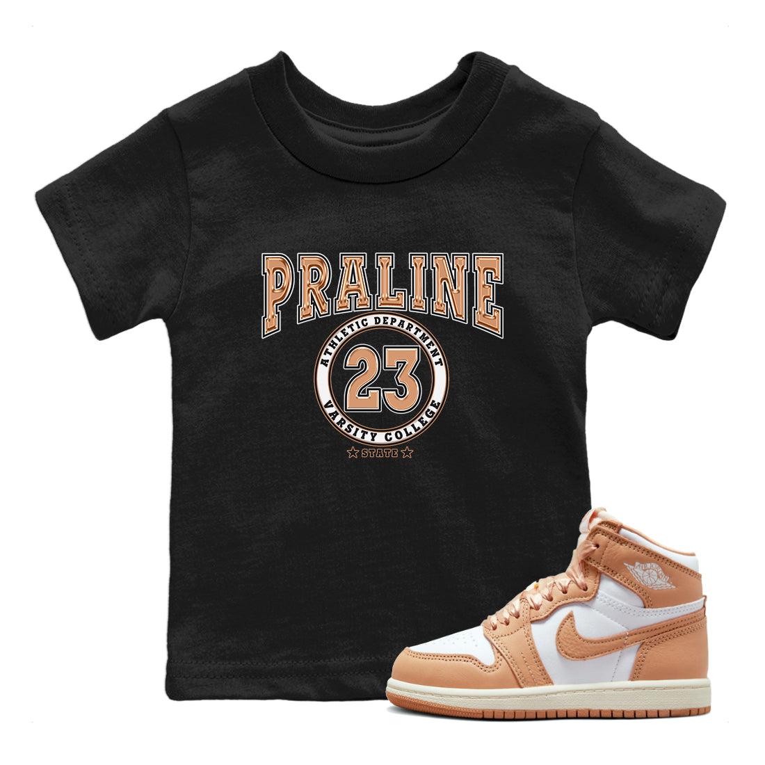 Varsity snkmatch Tee Kids - Air Jordan 1 Praline