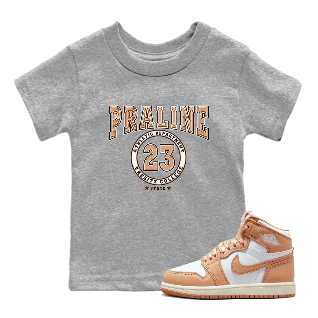 Varsity snkmatch Tee Kids - Air Jordan 1 Praline
