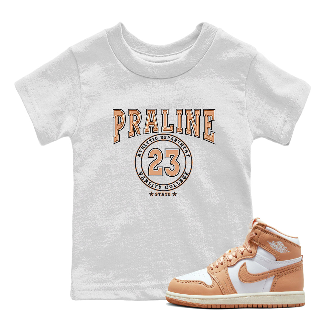 Varsity snkmatch Tee Kids - Air Jordan 1 Praline