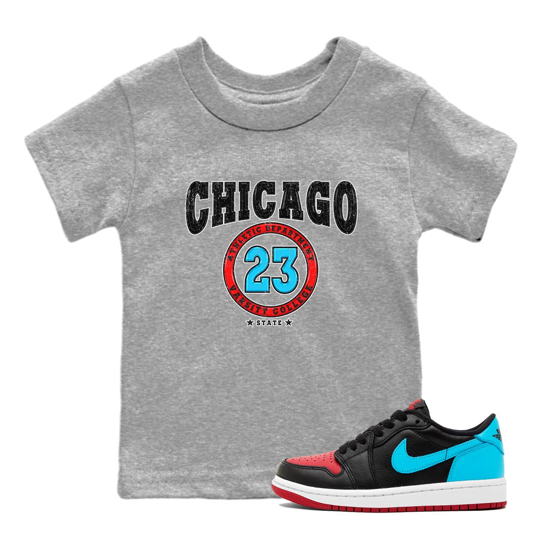 Varsity snkmatch Tee Kids - Air Jordan 1 UNC to Chicago