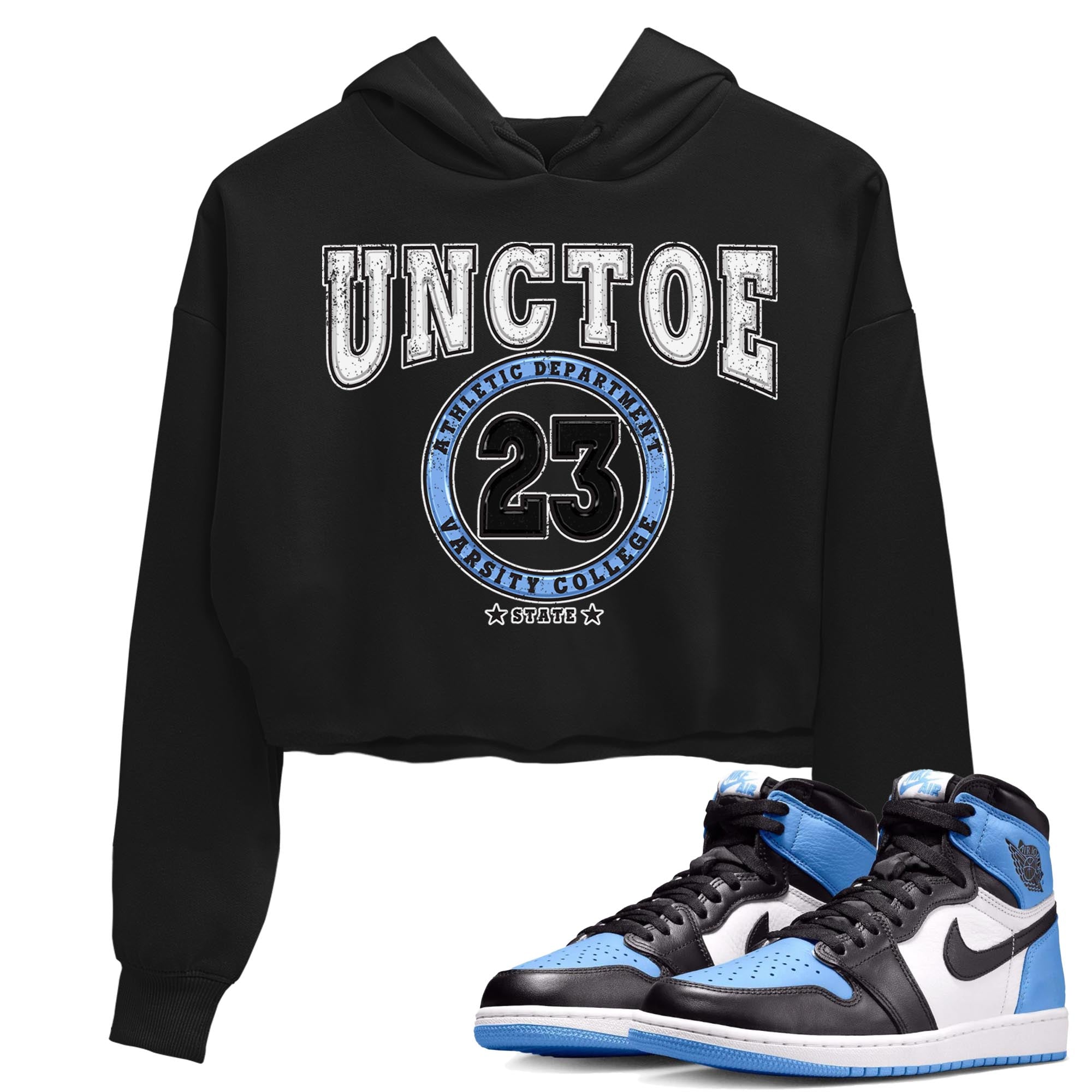 Varsity snkmatch Women's Top - Air Jordan 1 UNC Toe