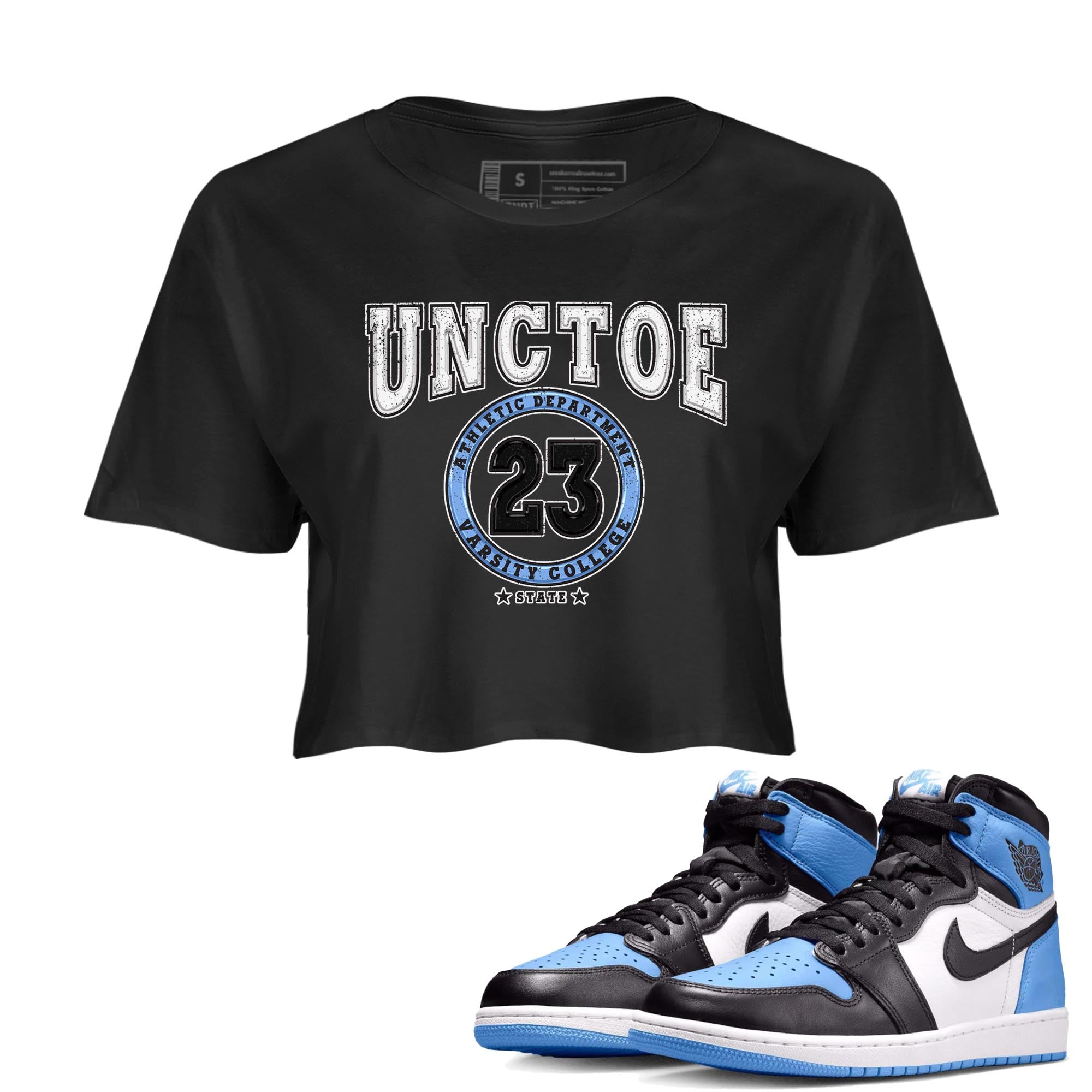 Varsity snkmatch Women's Top - Air Jordan 1 UNC Toe