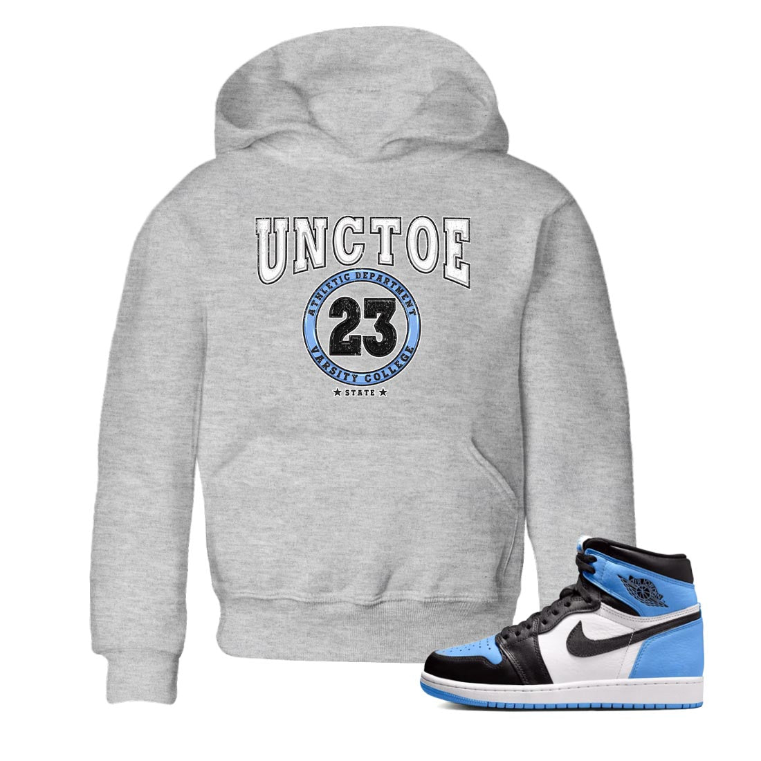 Varsity snkmatch Tee Kids - Air Jordan 1 UNC Toe