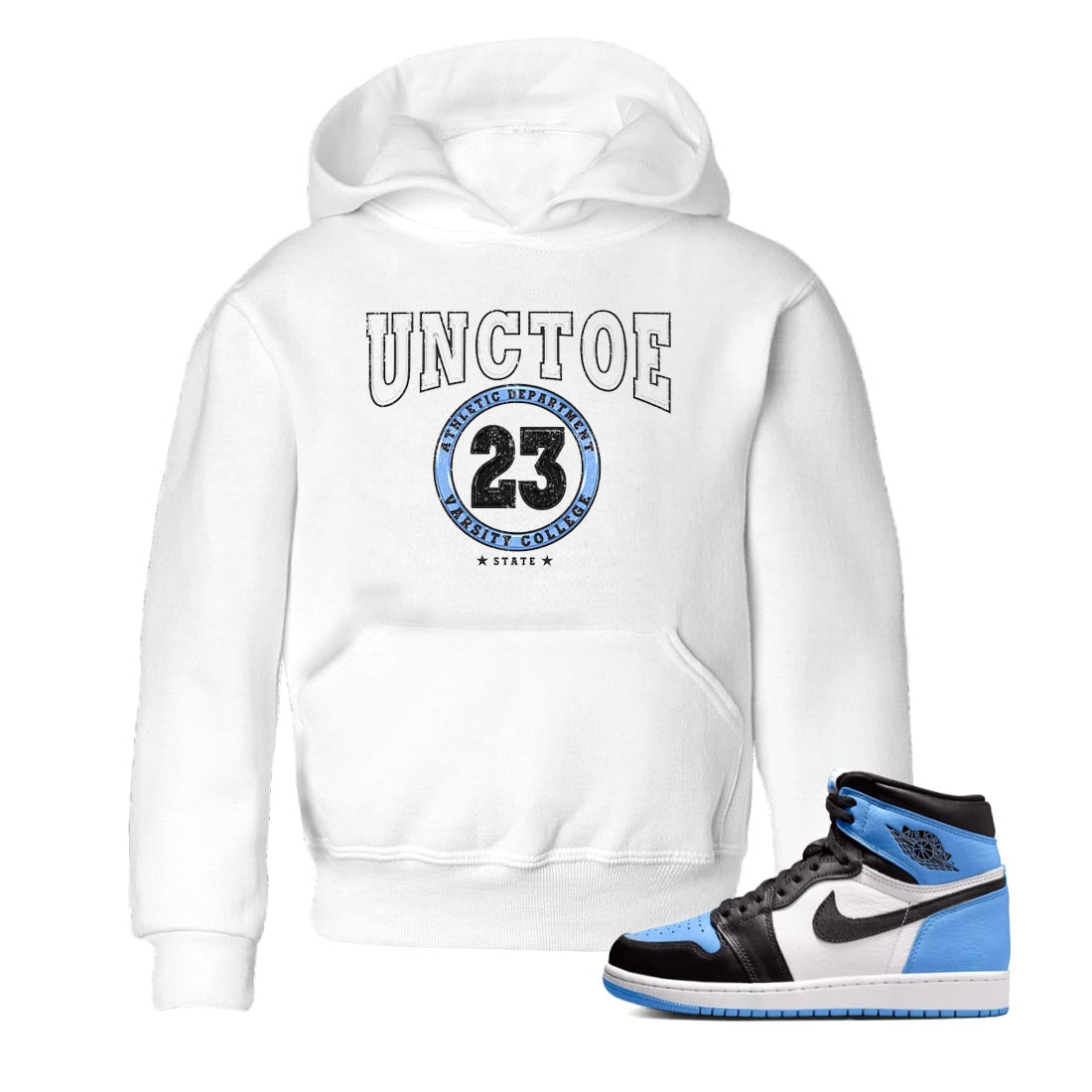 Varsity snkmatch Tee Kids - Air Jordan 1 UNC Toe