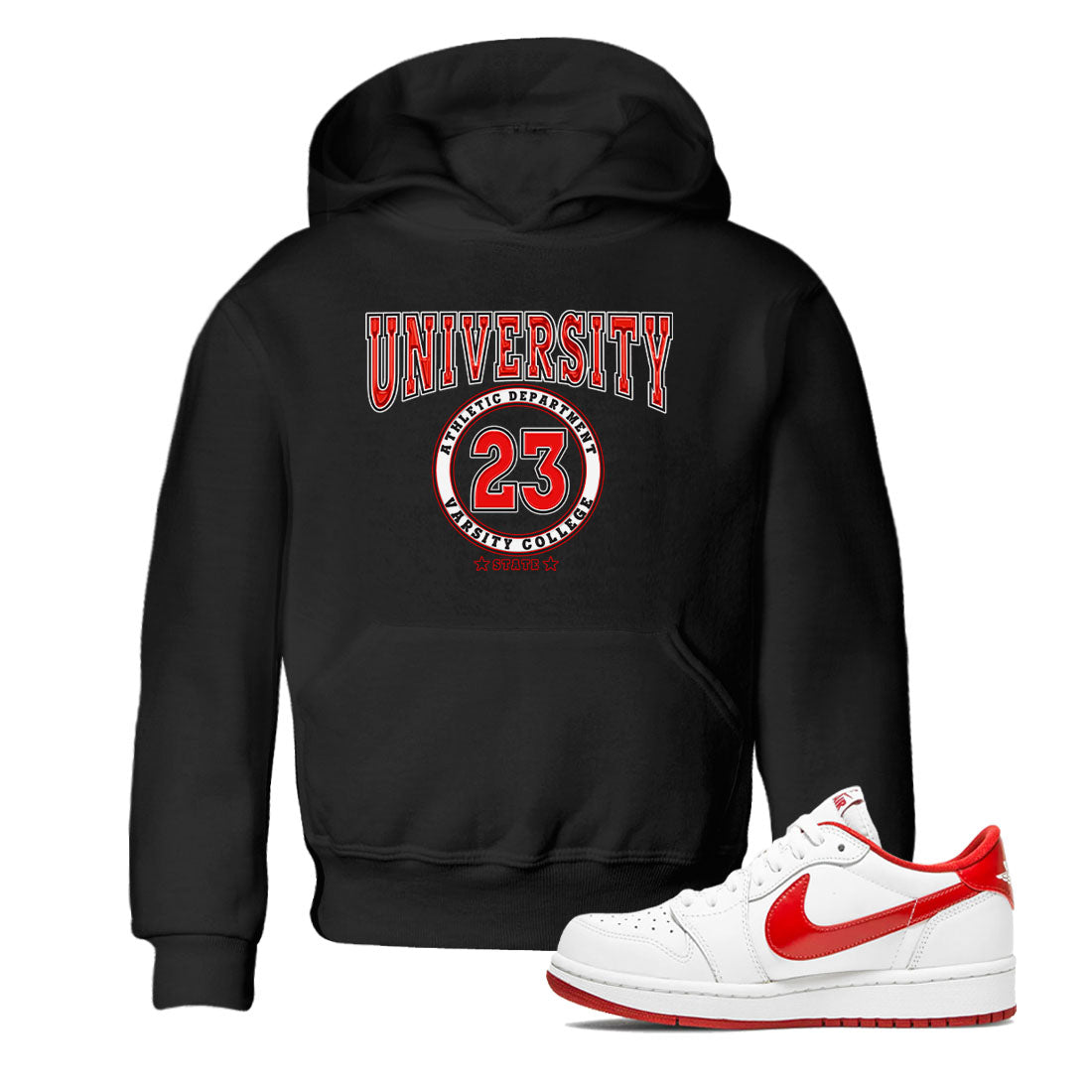 Varsity snkmatch Tee Kids - Air Jordan 1 University Red