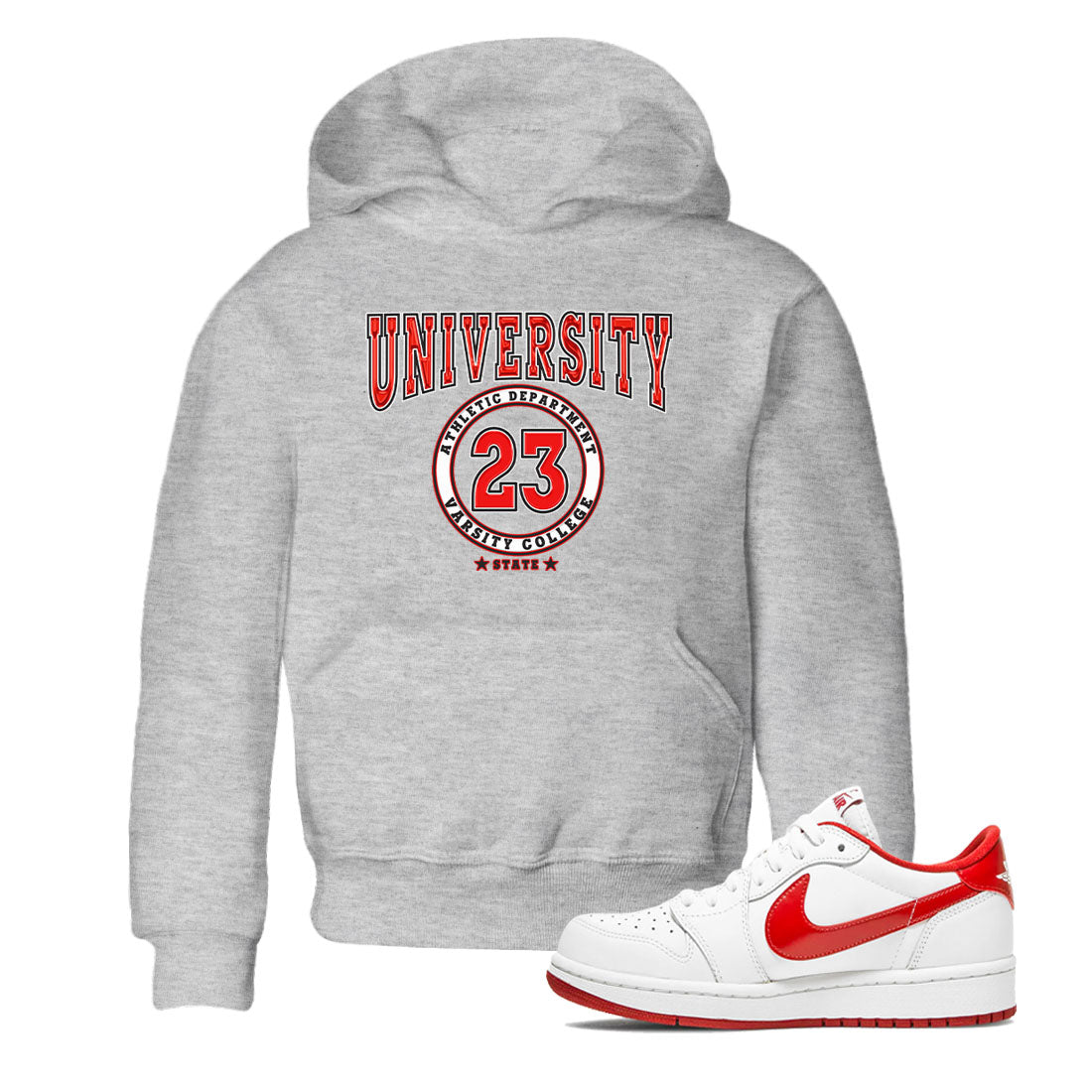 Varsity snkmatch Tee Kids - Air Jordan 1 University Red