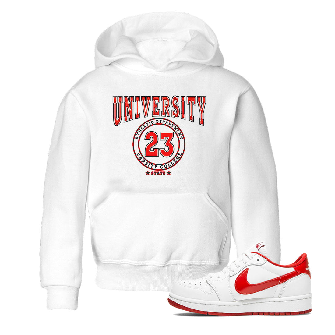 Varsity snkmatch Tee Kids - Air Jordan 1 University Red