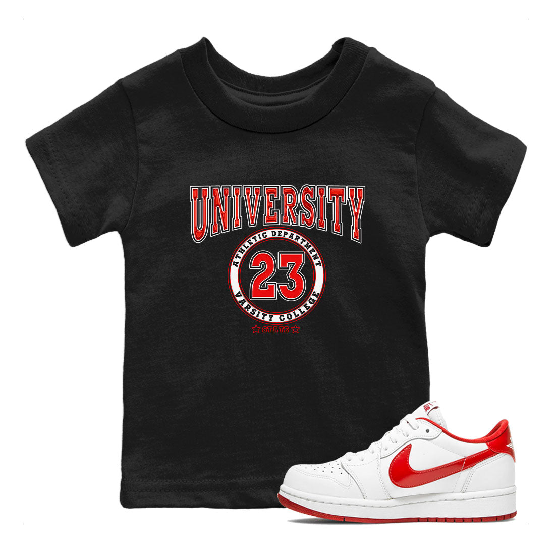 Varsity snkmatch Tee Kids - Air Jordan 1 University Red