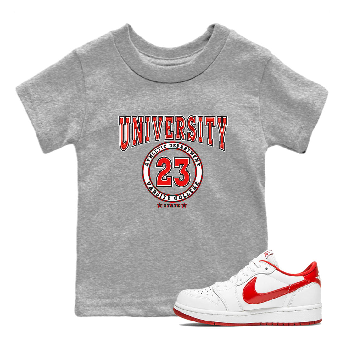 Varsity snkmatch Tee Kids - Air Jordan 1 University Red