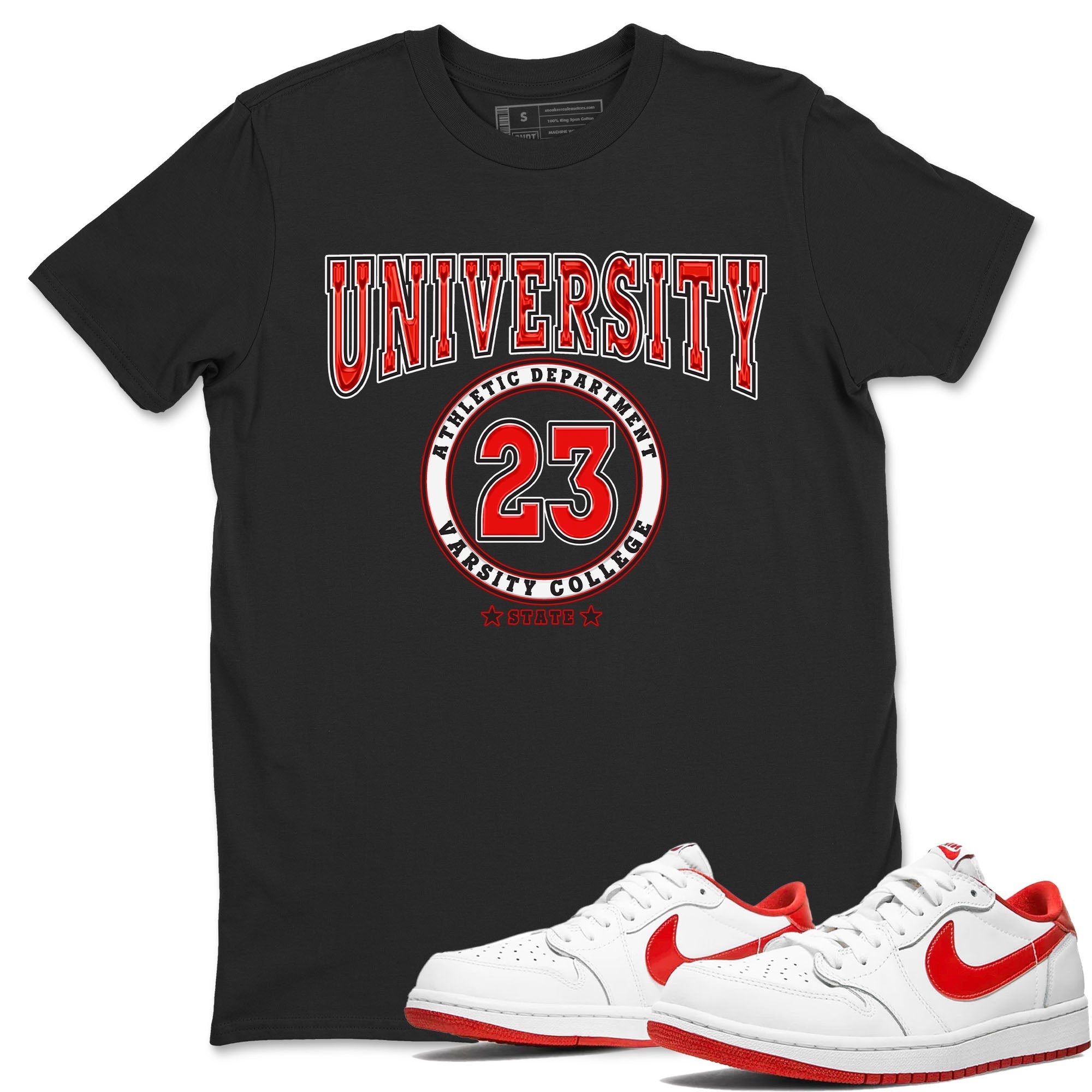 Varsity snkmatch Tee - Air Jordan 1 University Red