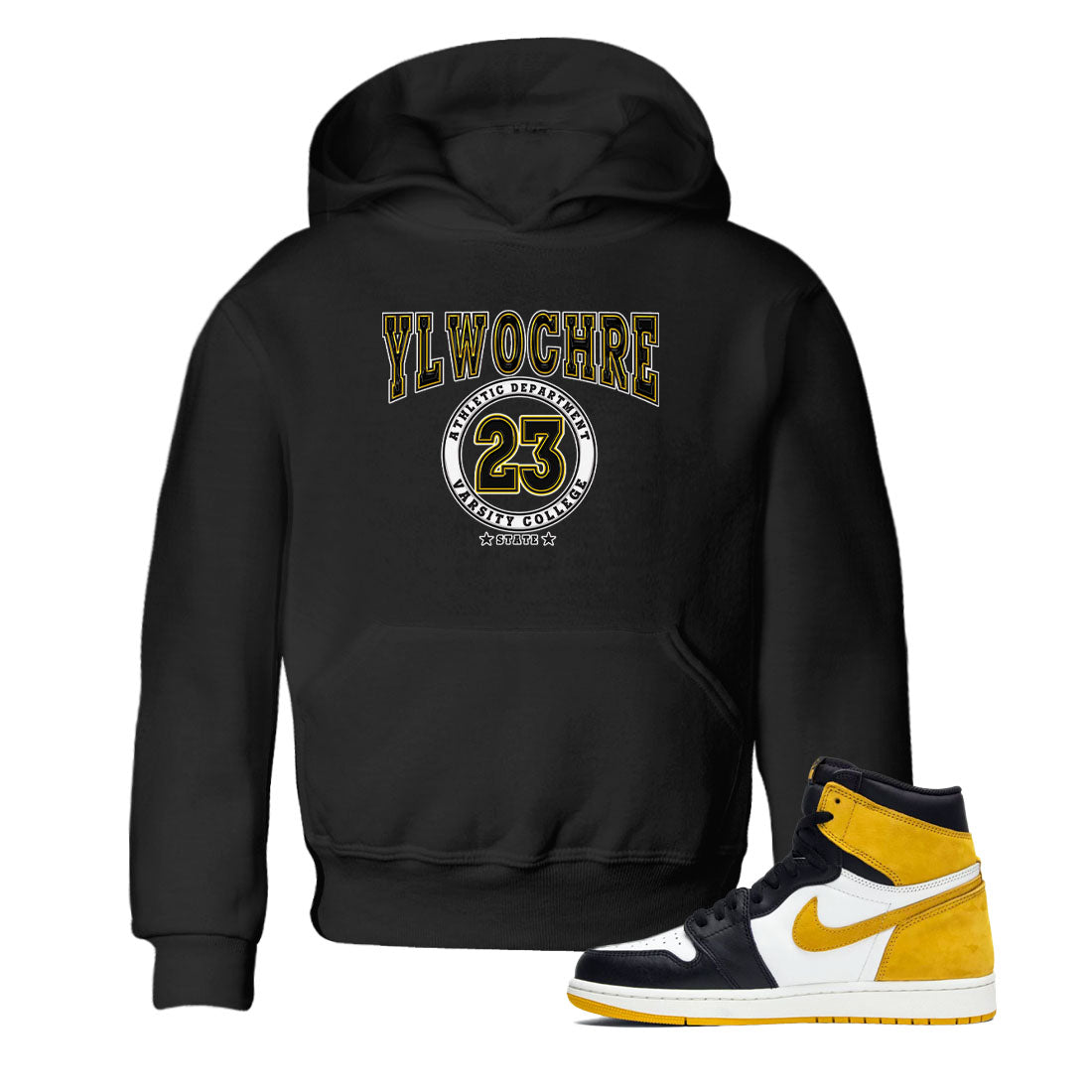 Varsity snkmatch Tees Kids - Air Jordan 1 Yellow Ochre