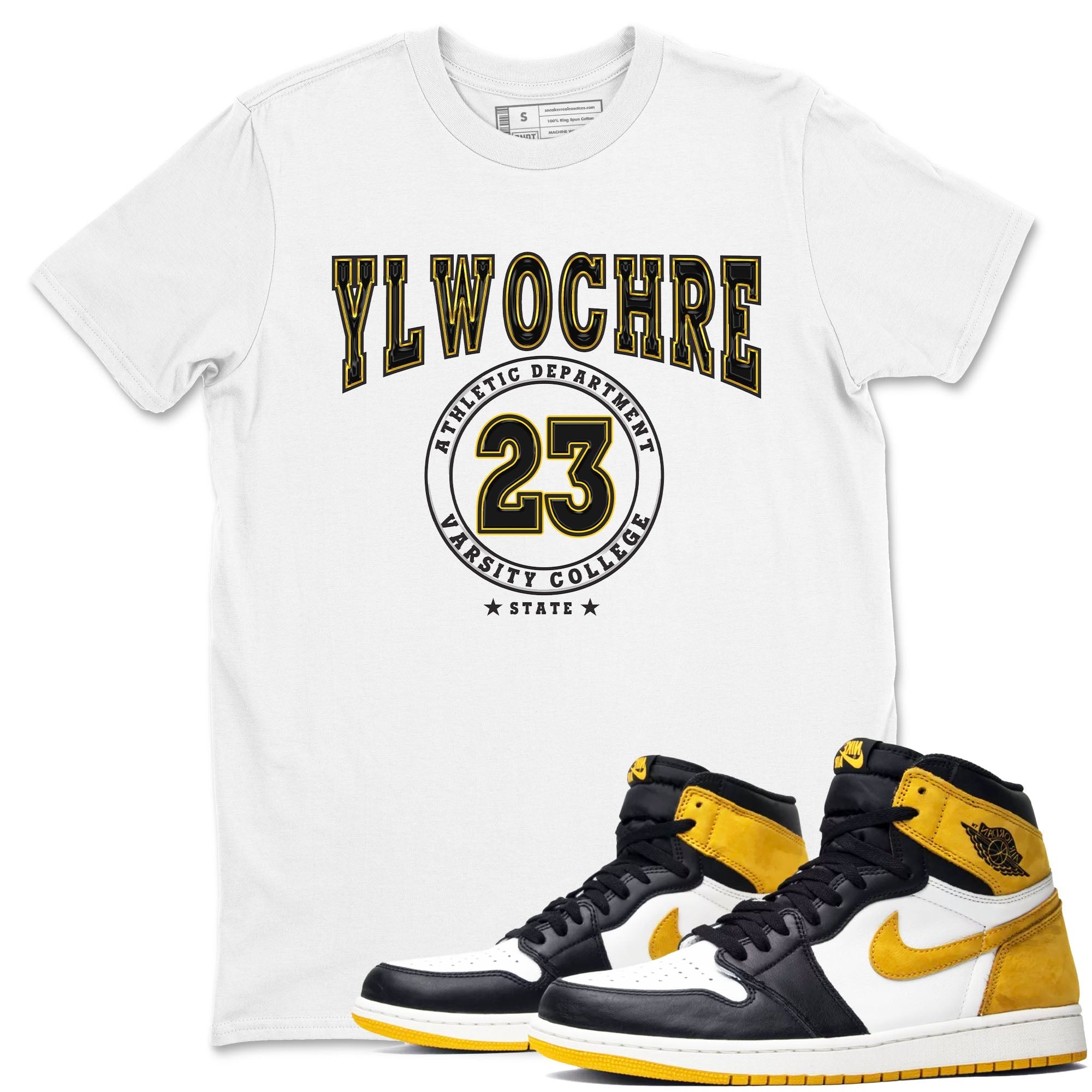 Varsity snkmatch Tees - Air Jordan 1 Yellow Ochre