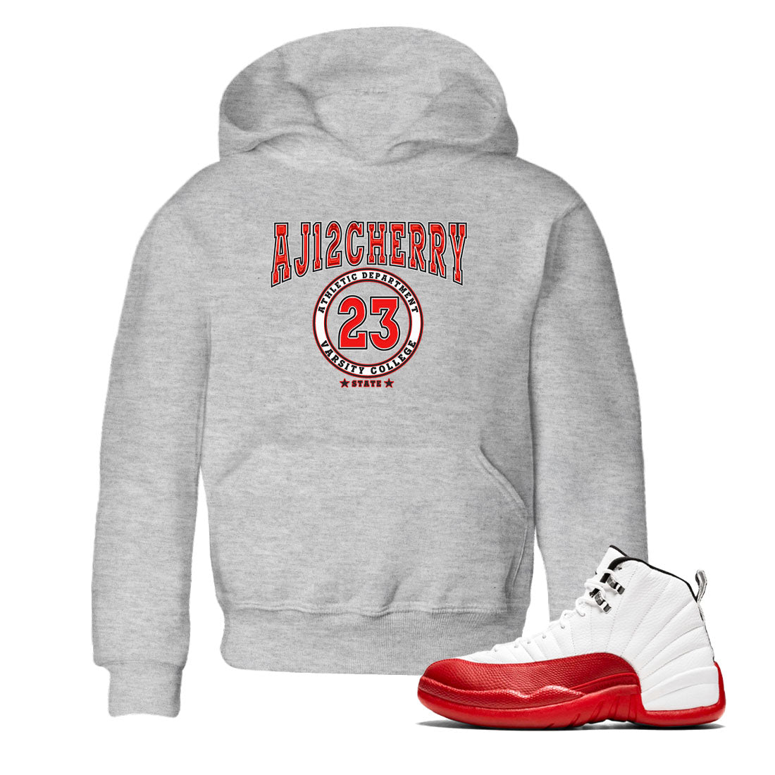 Varsity snkmatch Tee Kids - Air Jordan 12 Cherry