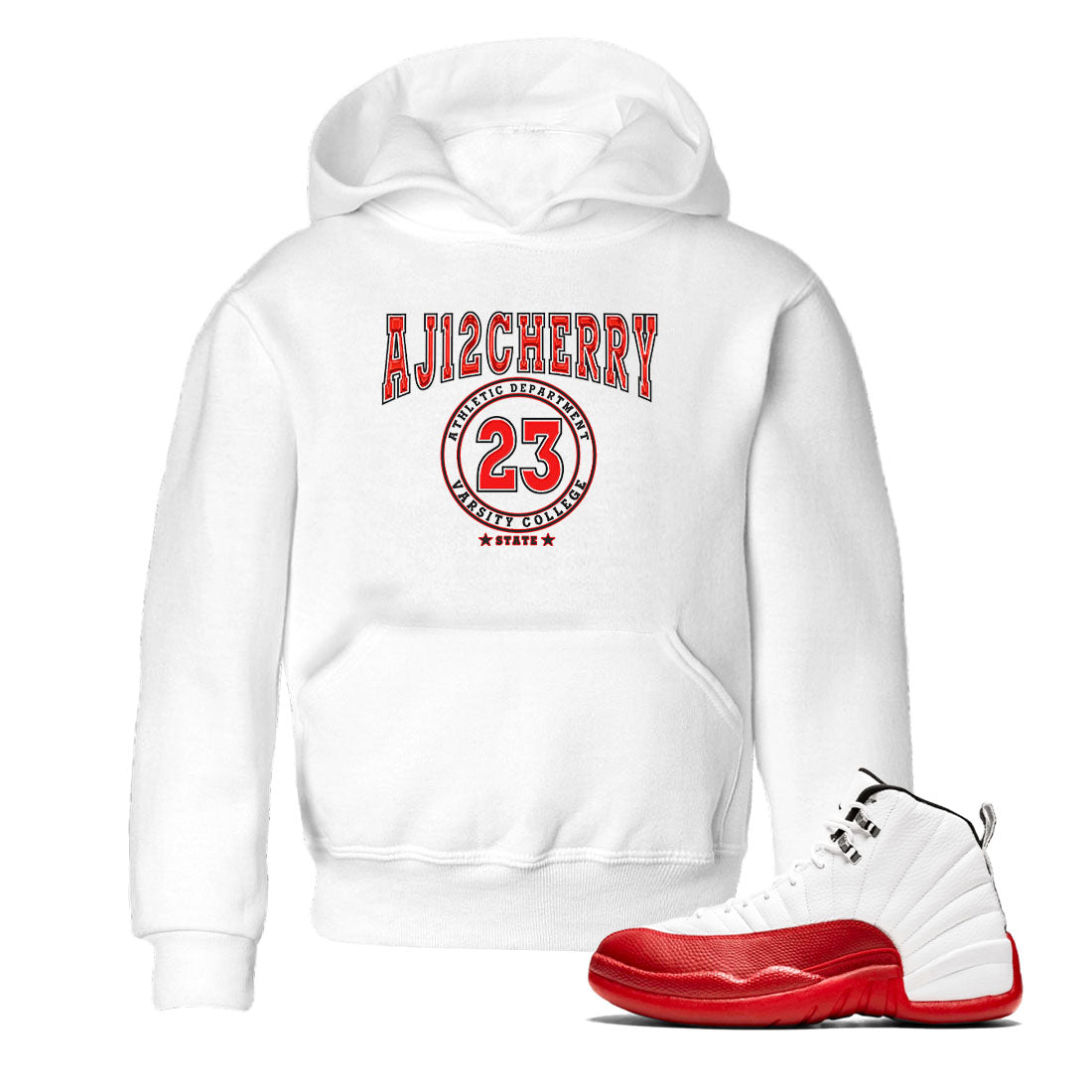 Varsity snkmatch Tee Kids - Air Jordan 12 Cherry