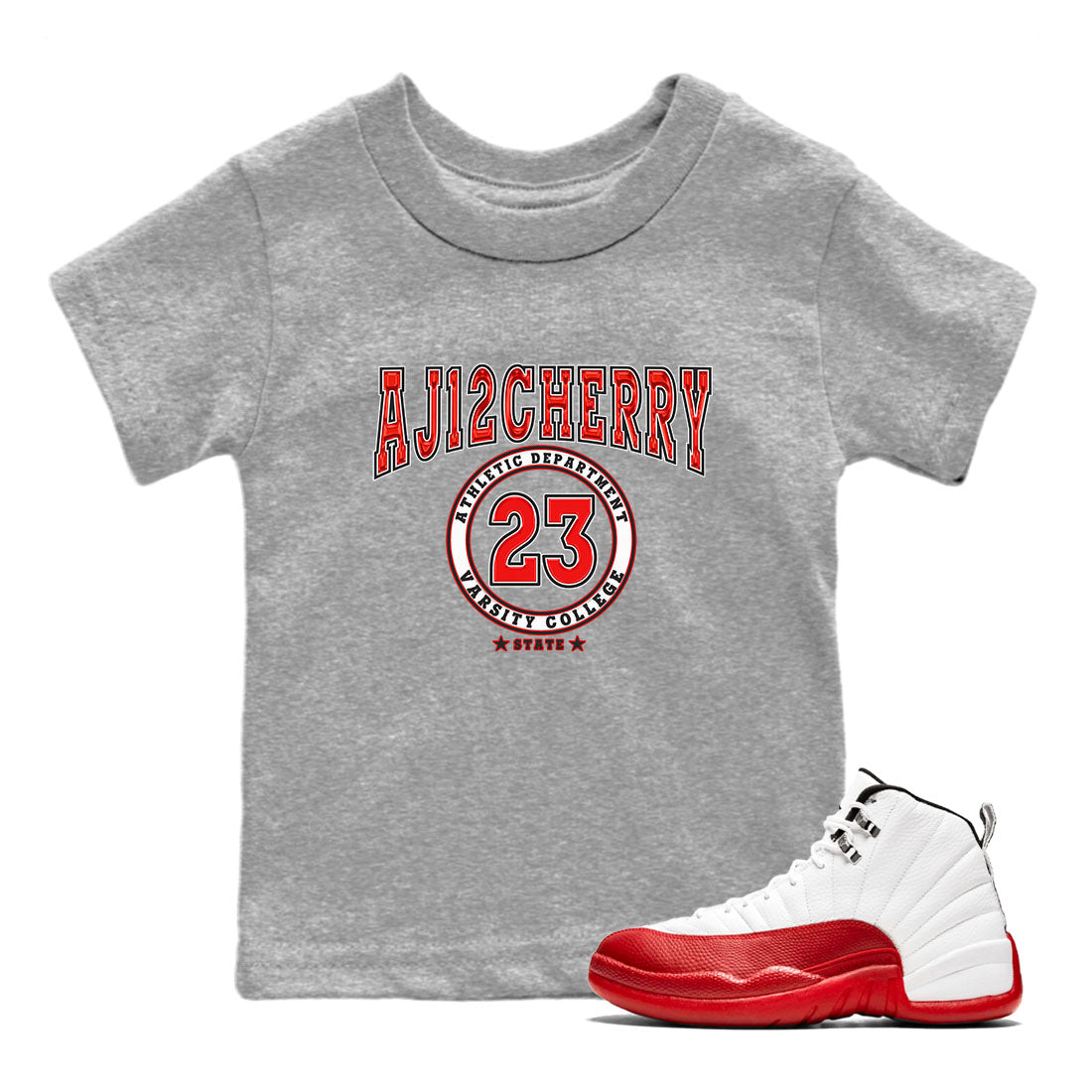 Varsity snkmatch Tee Kids - Air Jordan 12 Cherry