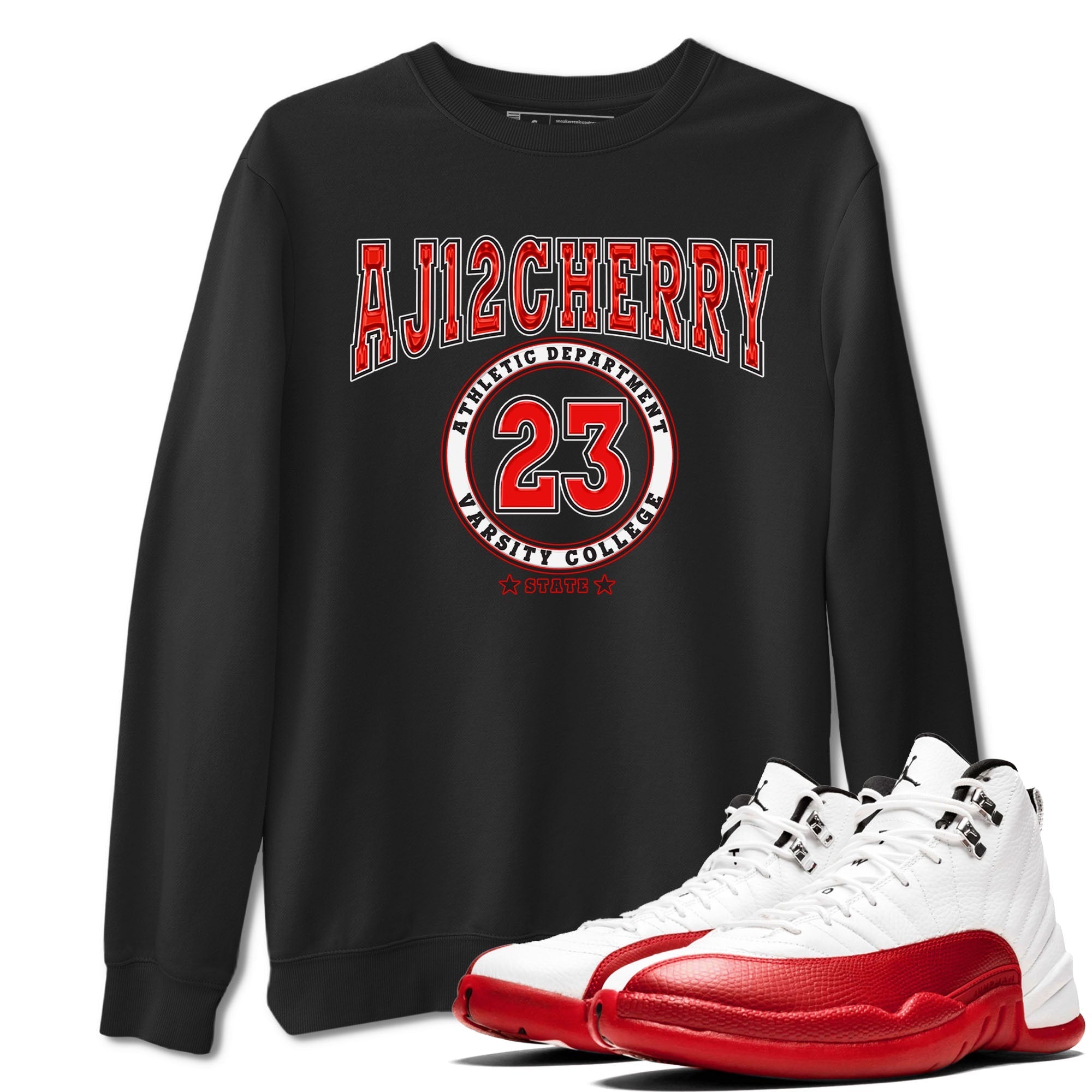 Varsity snkmatch Tee - Air Jordan 12 Cherry
