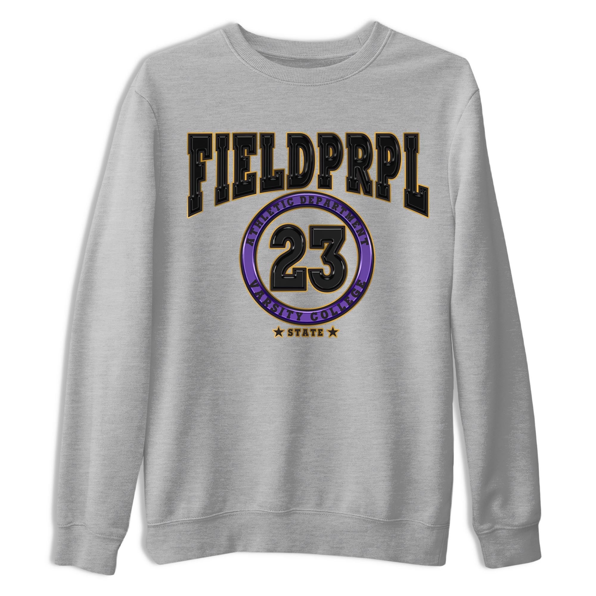 Varsity snkmatch Tee - Air Jordan 12 Field Purple