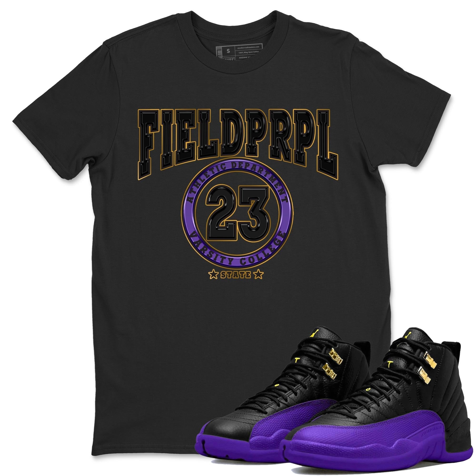 Varsity snkmatch Tee - Air Jordan 12 Field Purple
