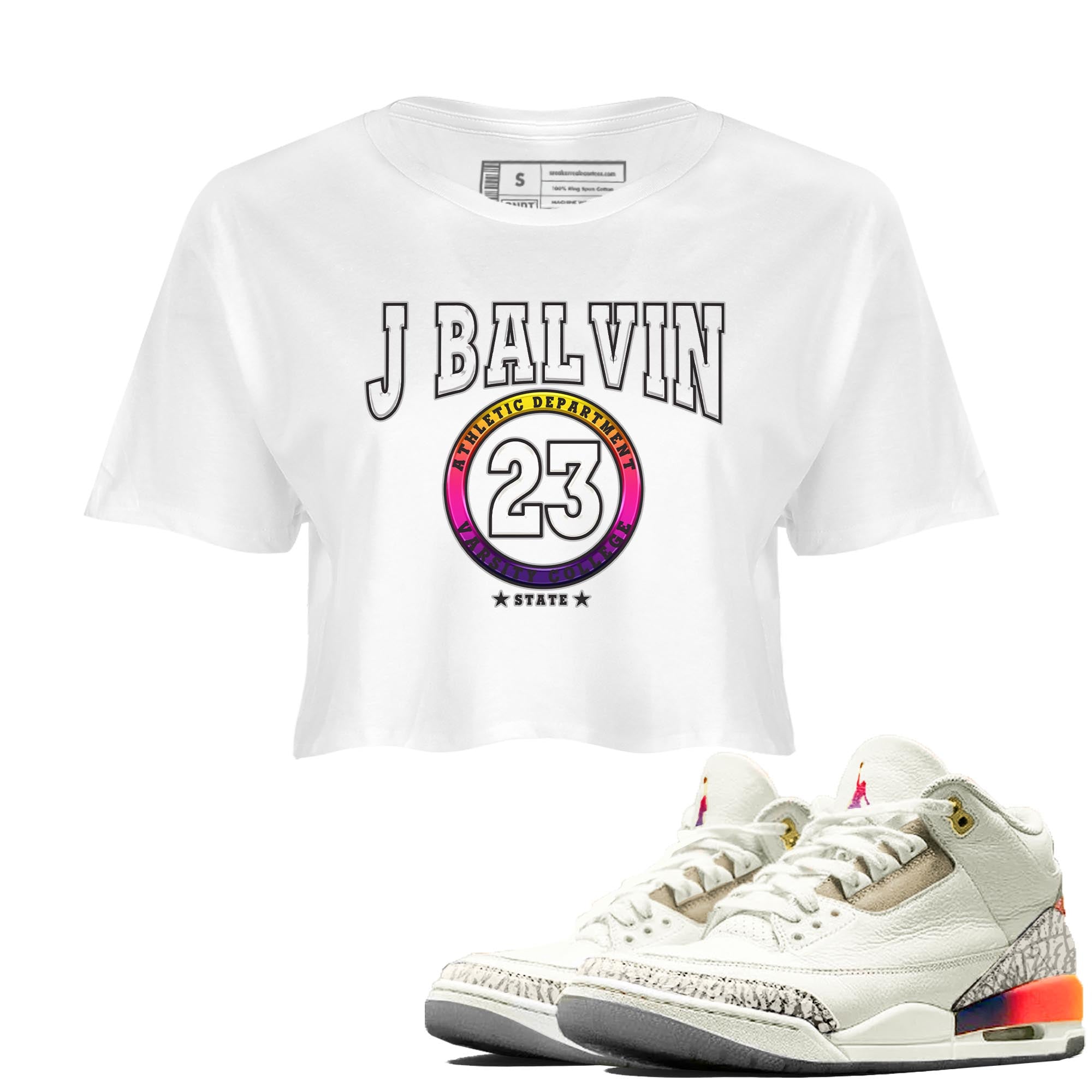 Varsity snkmatch Women's Top - Air Jordan 3 J Balvin