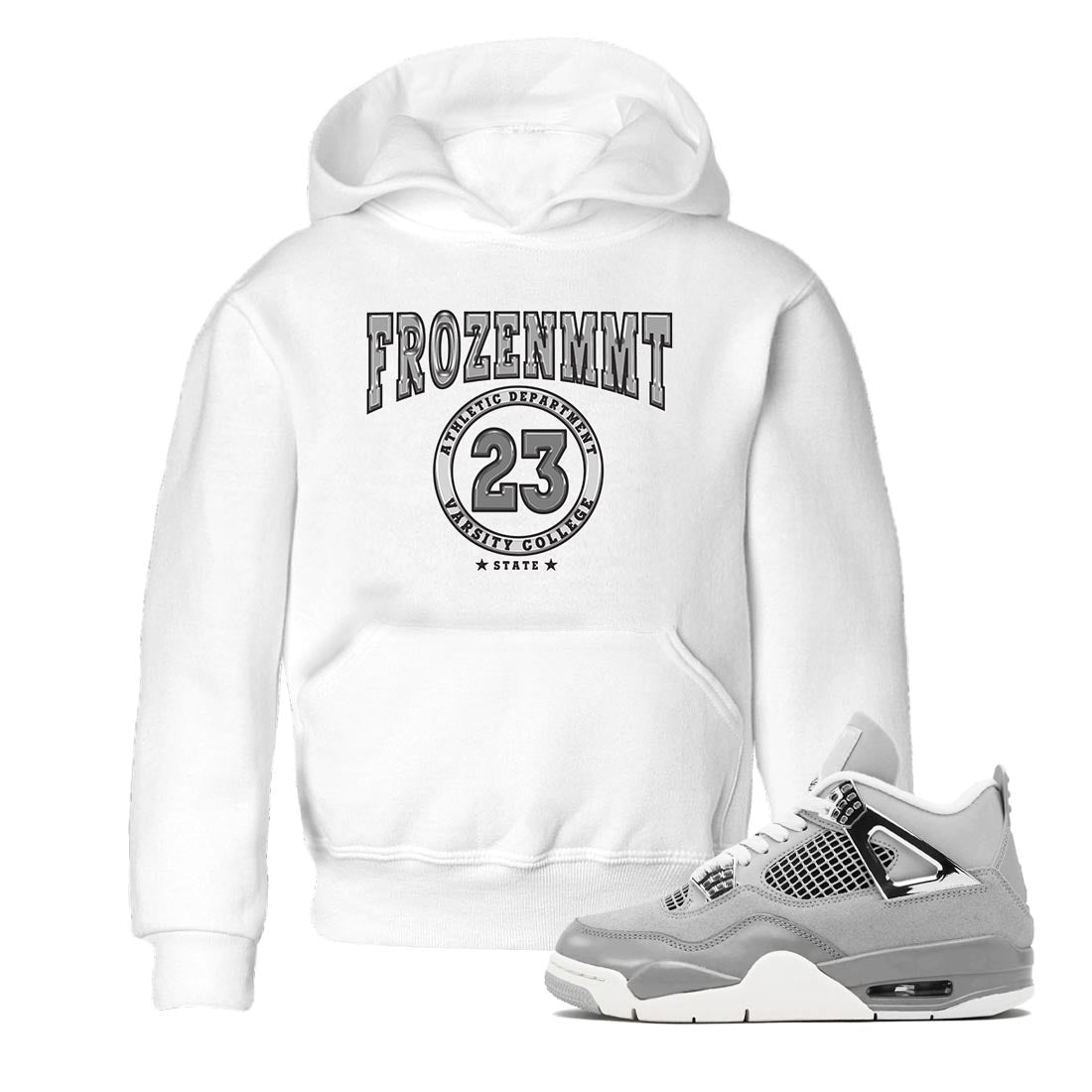 Varsity snkmatch Tee Kids - Air Jordan 4 Frozen Moments