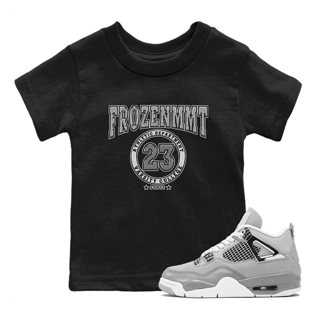 Varsity snkmatch Tee Kids - Air Jordan 4 Frozen Moments