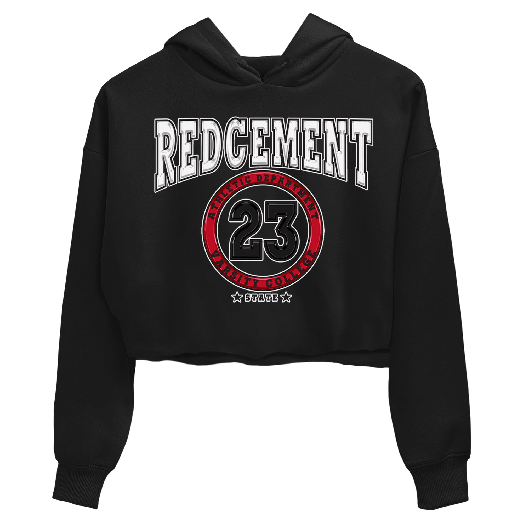 Varsity snkmatch Women's Top - Air Jordan 4 Red Cement