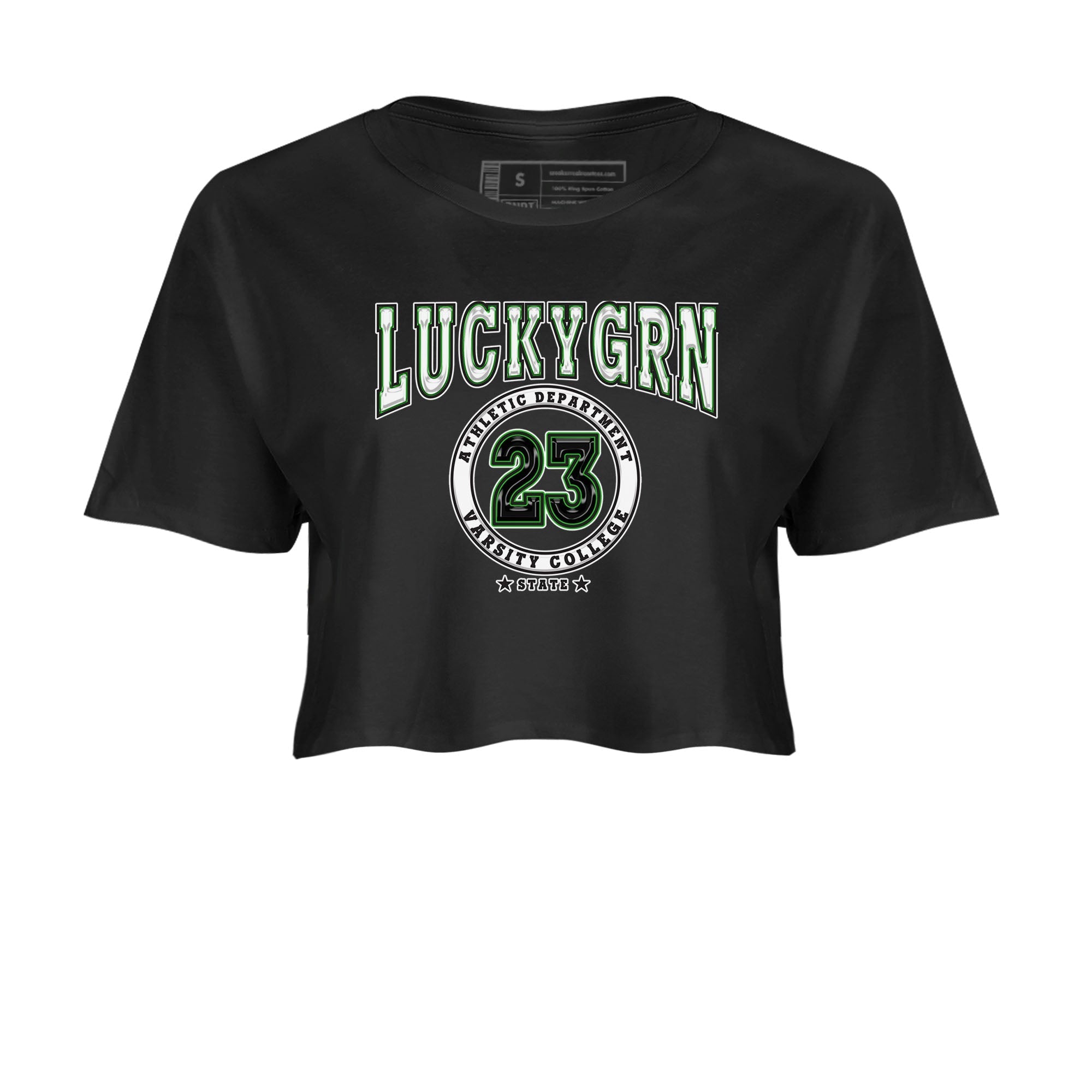 Varsity snkmatch Women's Top - Air Jordan 5 Lucky Green