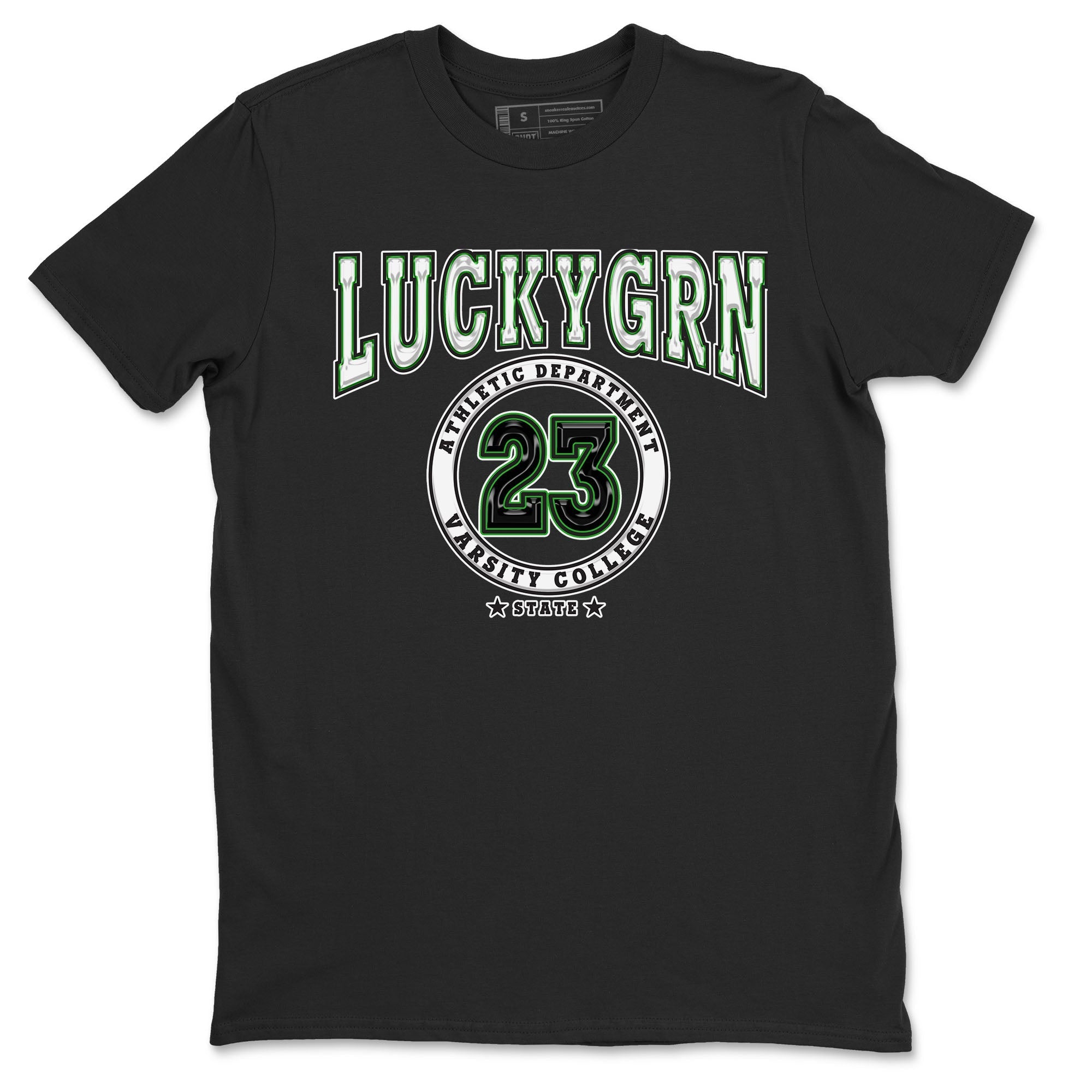 Varsity snkmatch Tees - Air Jordan 5 Lucky Green