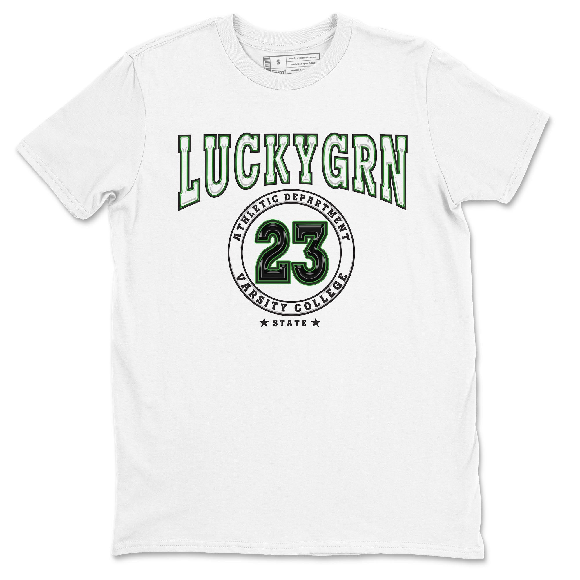 Varsity snkmatch Tees - Air Jordan 5 Lucky Green