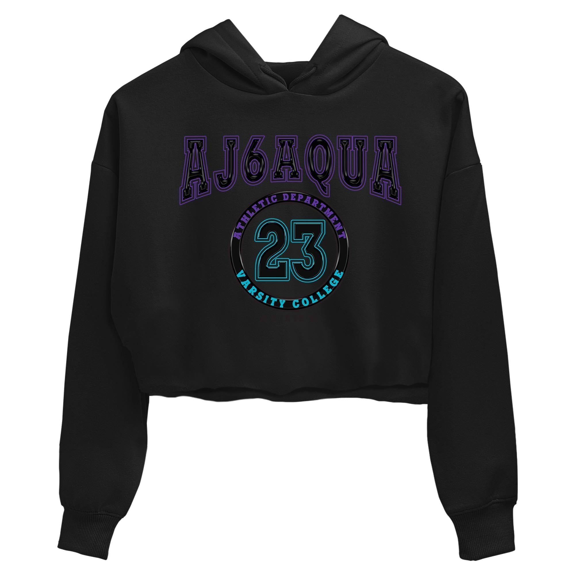 Varsity snkmatch Women's Top - Air Jordan 6 Aqua